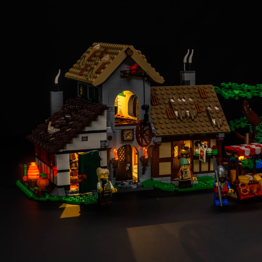 Light my Bricks Sada světel - LEGO Medieval Town Square 10332 Obrázek