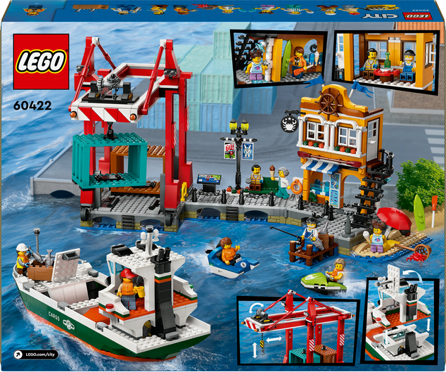 LEGO® Přístav s nákladní lodí 60422 Obrázek