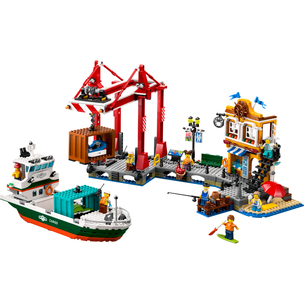LEGO® Přístav s nákladní lodí 60422 Obrázek