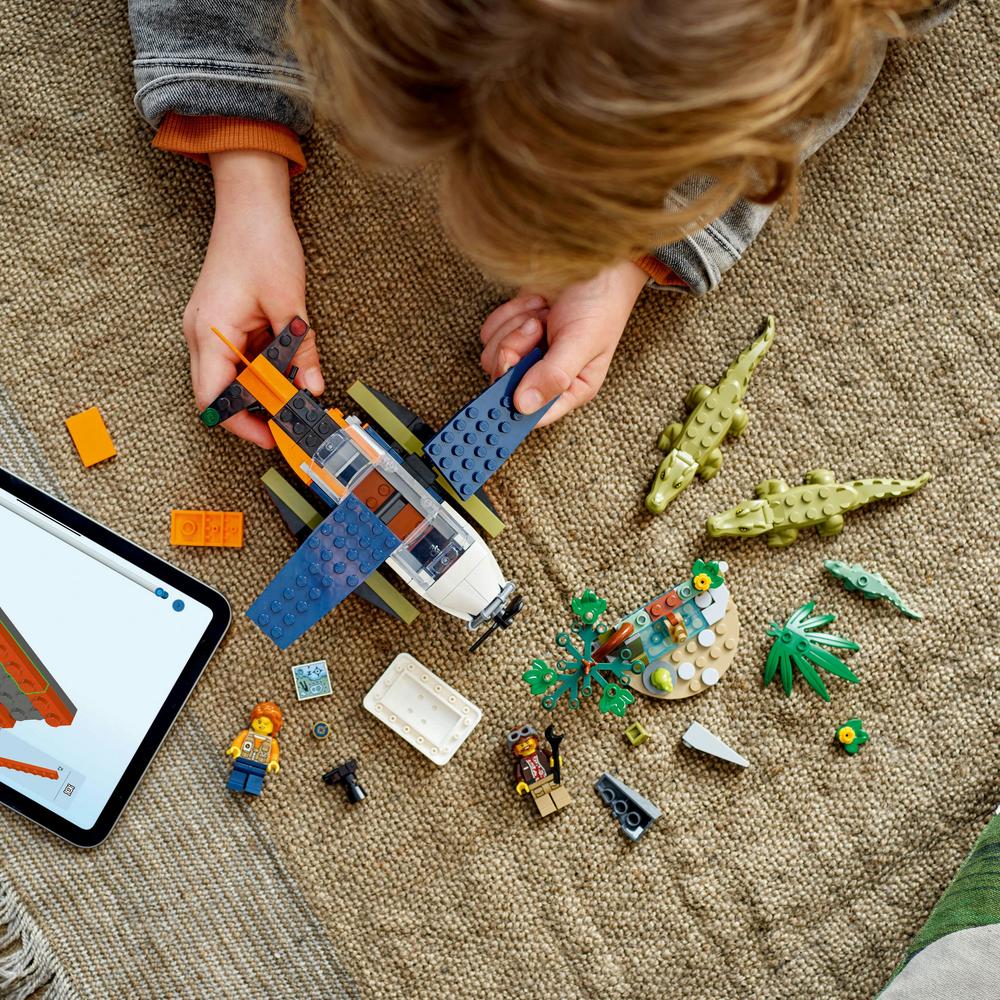 LEGO® Hydroplán na průzkum džungle 60425 Obrázek