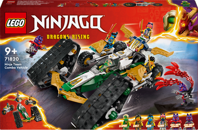 LEGO® Tým nindžů a kombo vozidlo 71820 Obrázek