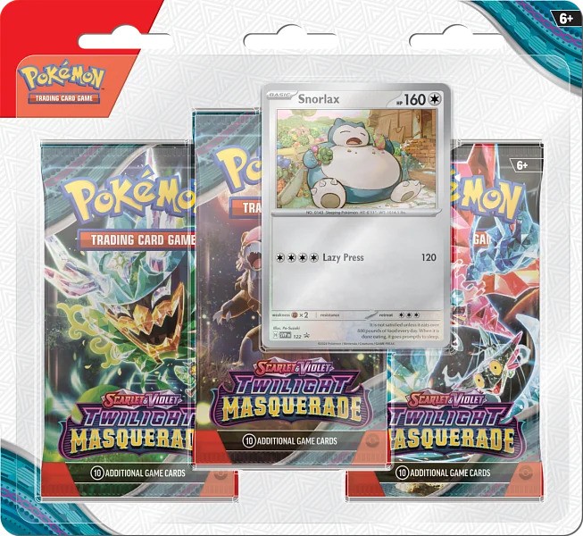 Nintendo Pokémon TCG: SV06 Twilight Masquerade - 3 Blister Booster