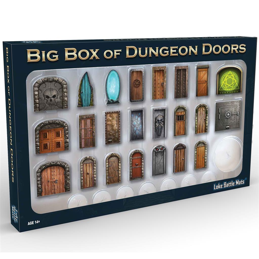 Loke Battle Mats Big Box Of Dungeon Doors