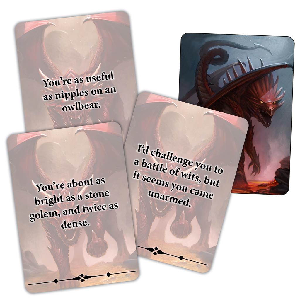 Loke Battle Mats Deck Of Many Insults Obrázek