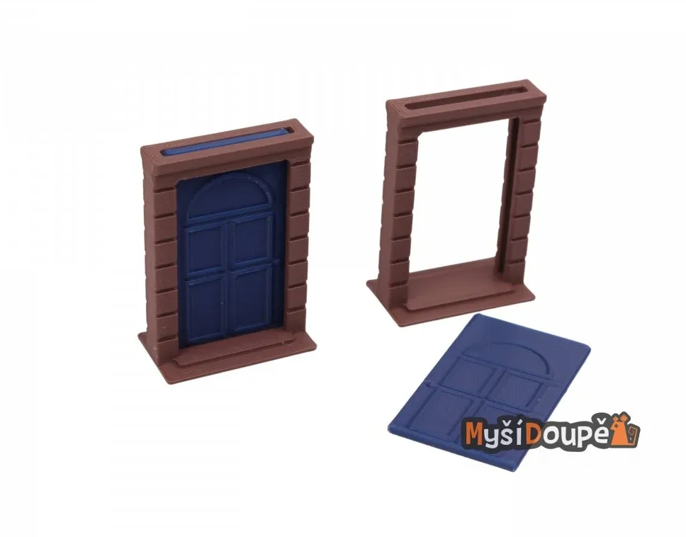 Myší Doupě Klasické dveře (sada 6ks) Obrázek