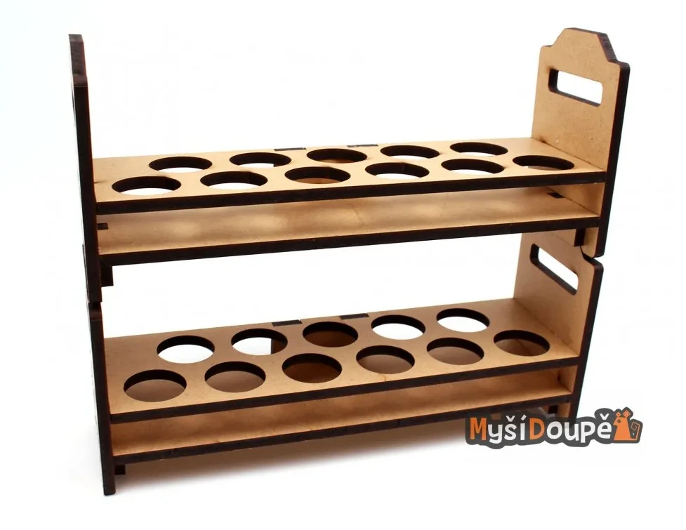 Myší Doupě Stojan na barvy Army Painter/Vallejo - stohovatelný Obrázek