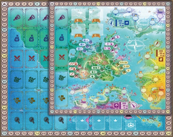 Dranda Games Explorers of Navoria - playmat Obrázek