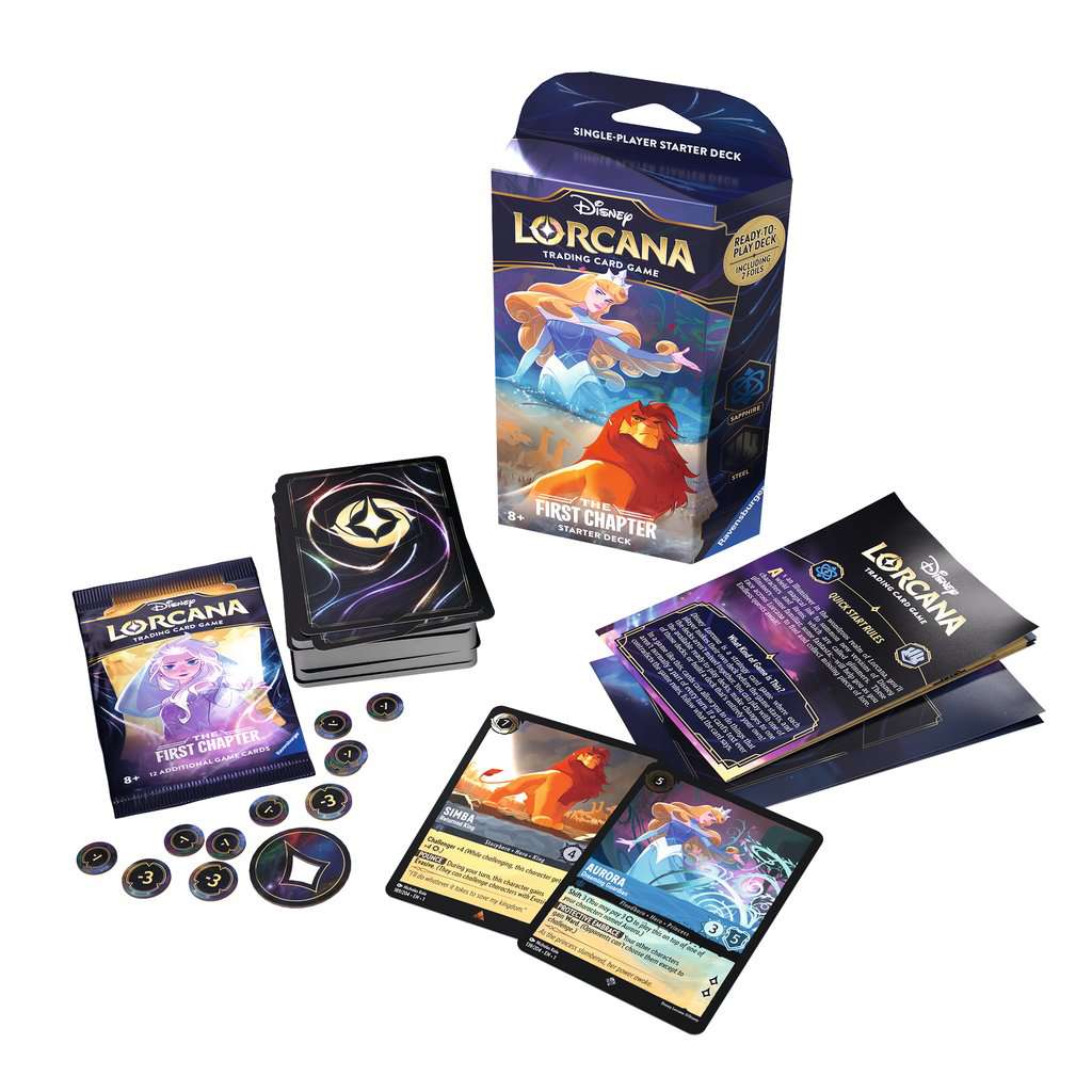 Ravensburger Disney Lorcana: The First Chapter - Starter Deck Sapphire & Steel Obrázek