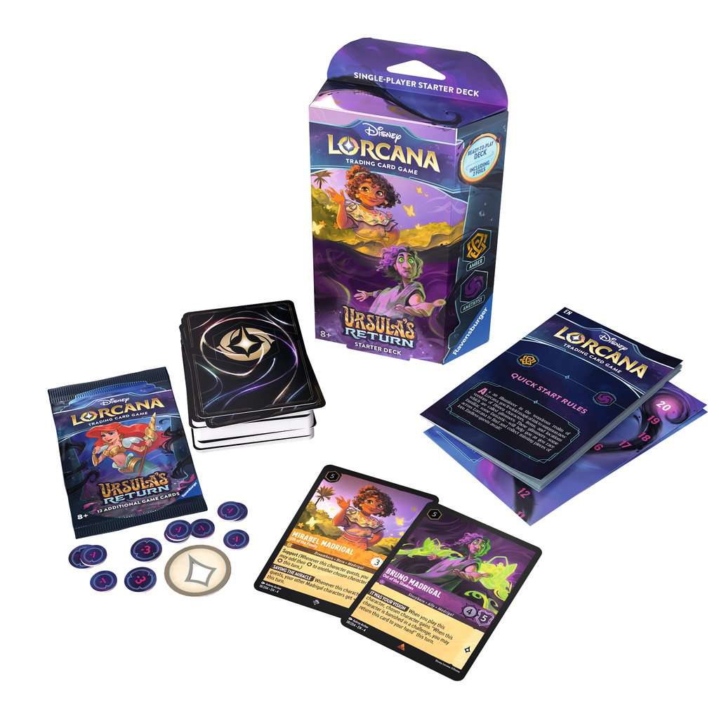 Ravensburger Disney Lorcana: Ursula's Return- Starter Deck Amber & Amethyst Obrázek