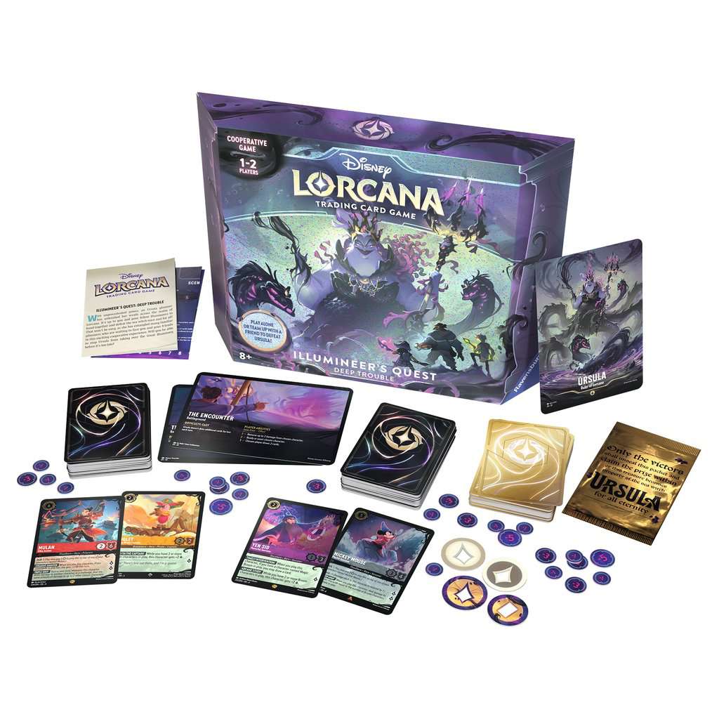 Ravensburger Disney Lorcana: Ursula's Return - Illumineer's Quest Deep Trouble Obrázek