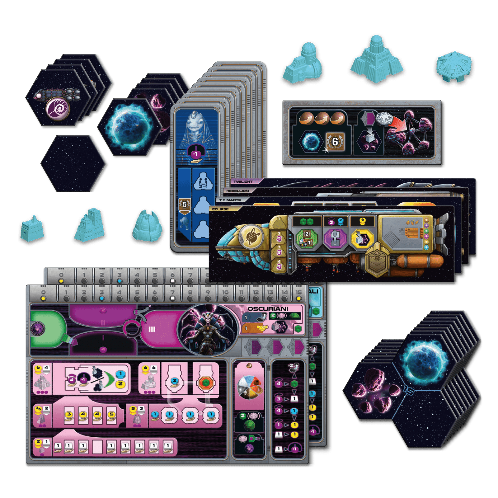 TLAMA games Gaia Project: Ztracená flotila Obrázek