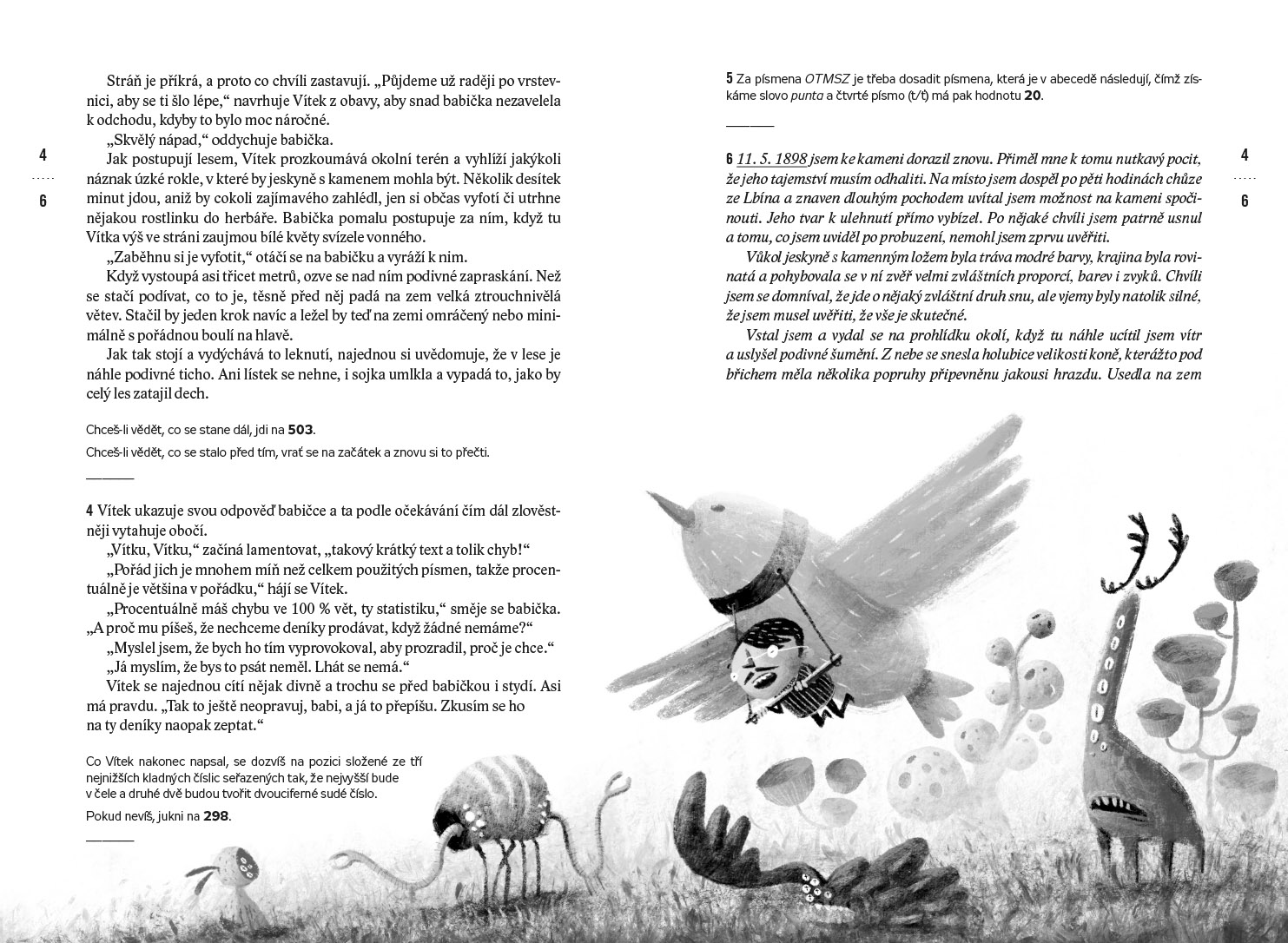 Vítek, křupadlo a kostižrout (Gamebook) Obrázek