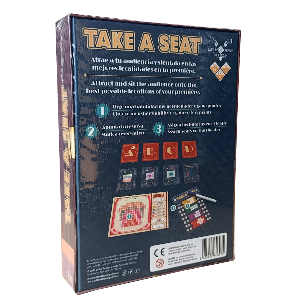 Salt & Pepper Games Take a Seat - EN Obrázek
