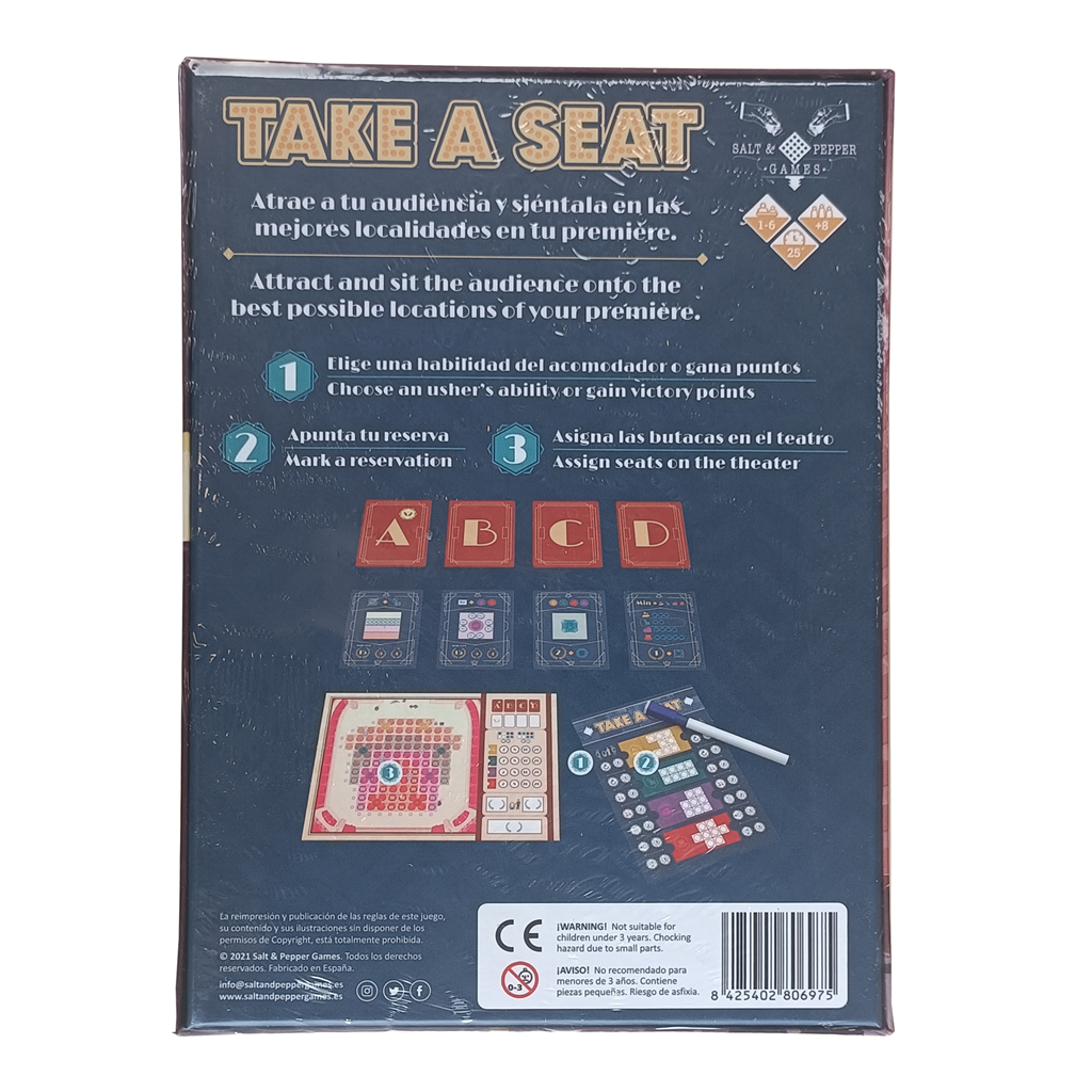 Salt & Pepper Games Take a Seat - EN Obrázek