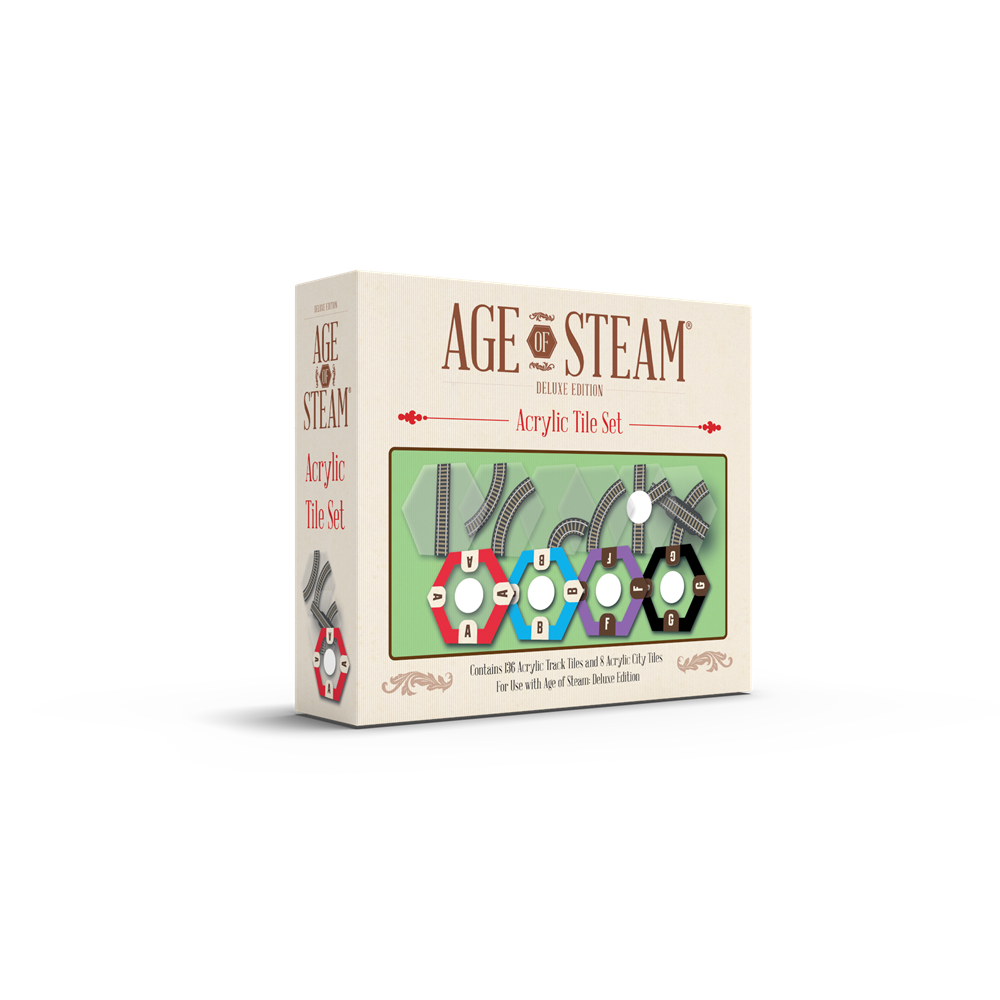 Eagle-Gryphon Games Age of Steam Deluxe: Acrylic Track Tiles