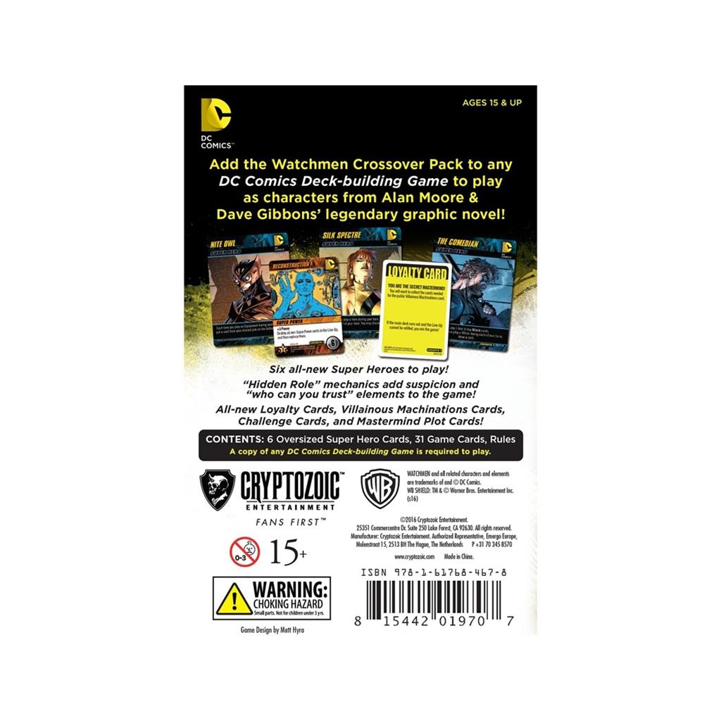 Cryptozoic Entertainment DC Deck-Building Game: Crossover Pack 4 – Watchmen - EN Obrázek