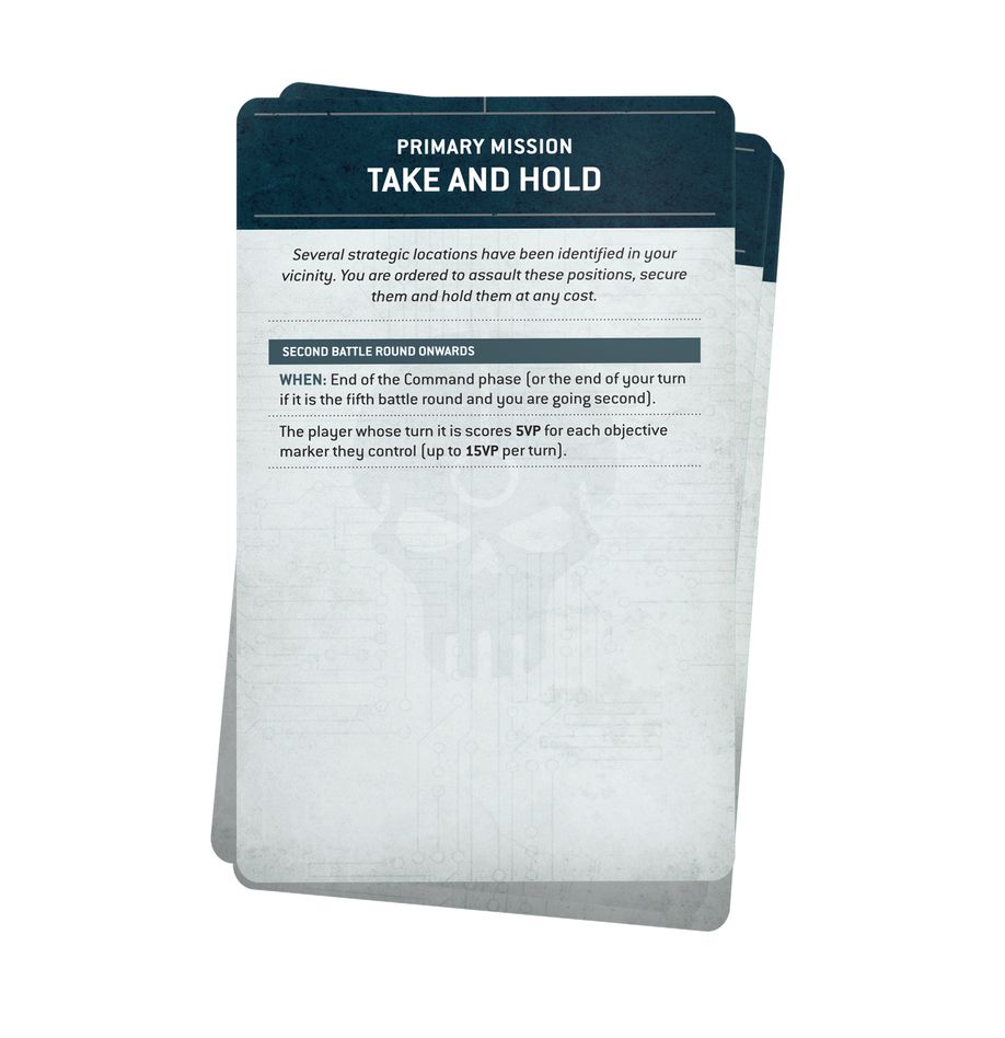 Games Workshop Chapter Approved: Pariah Nexus Mission Deck Obrázek