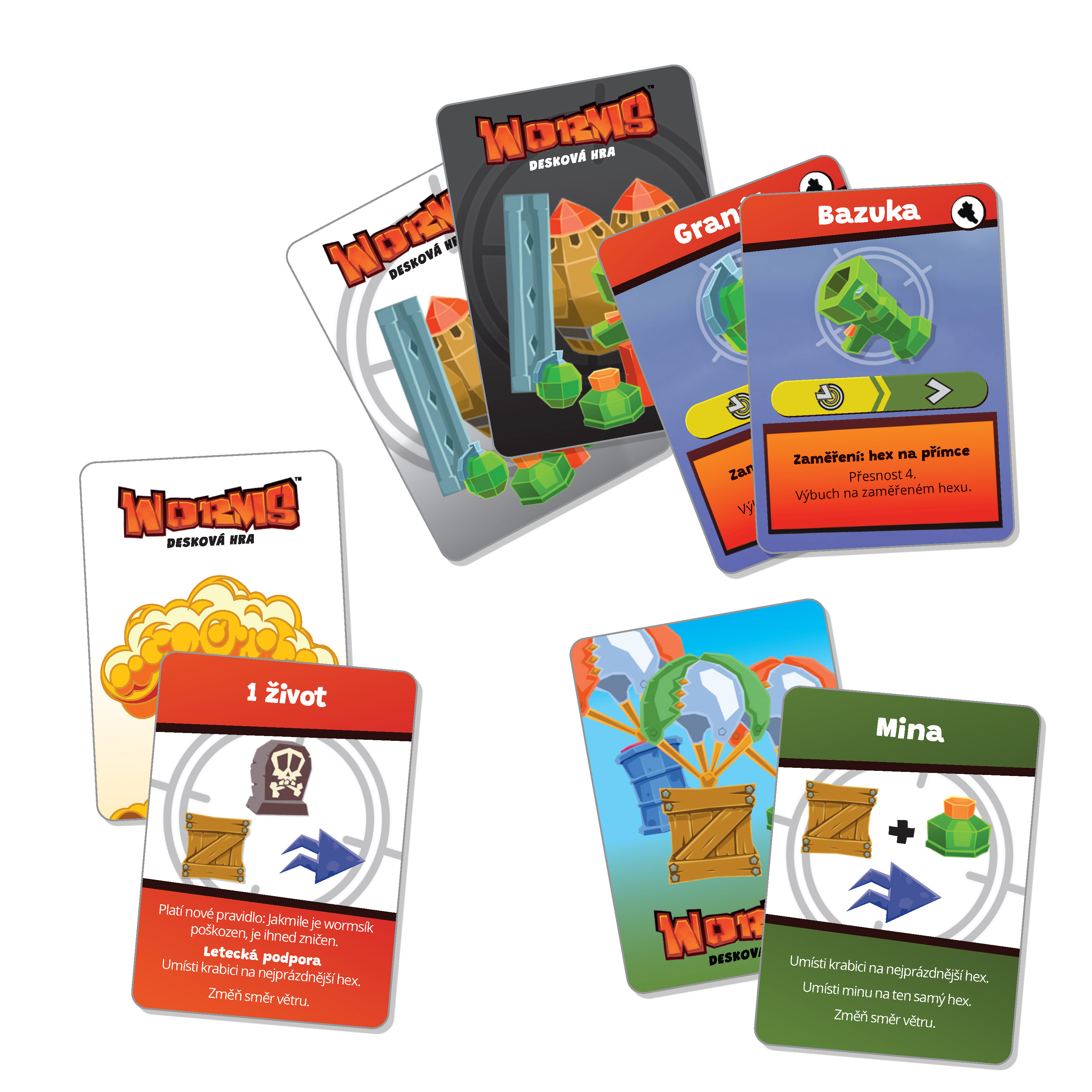 TLAMA games Worms: Desková hra Obrázek