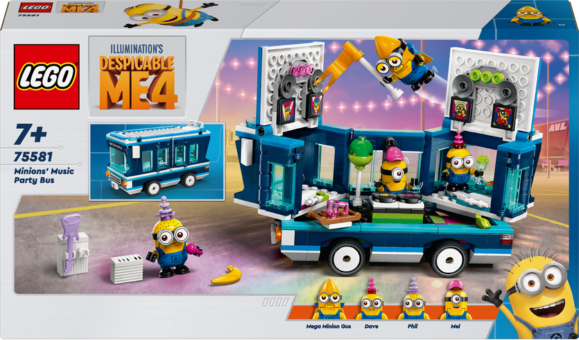 LEGO®  Já, padouch 4 75581 Mimoni a hudební párty autobus
