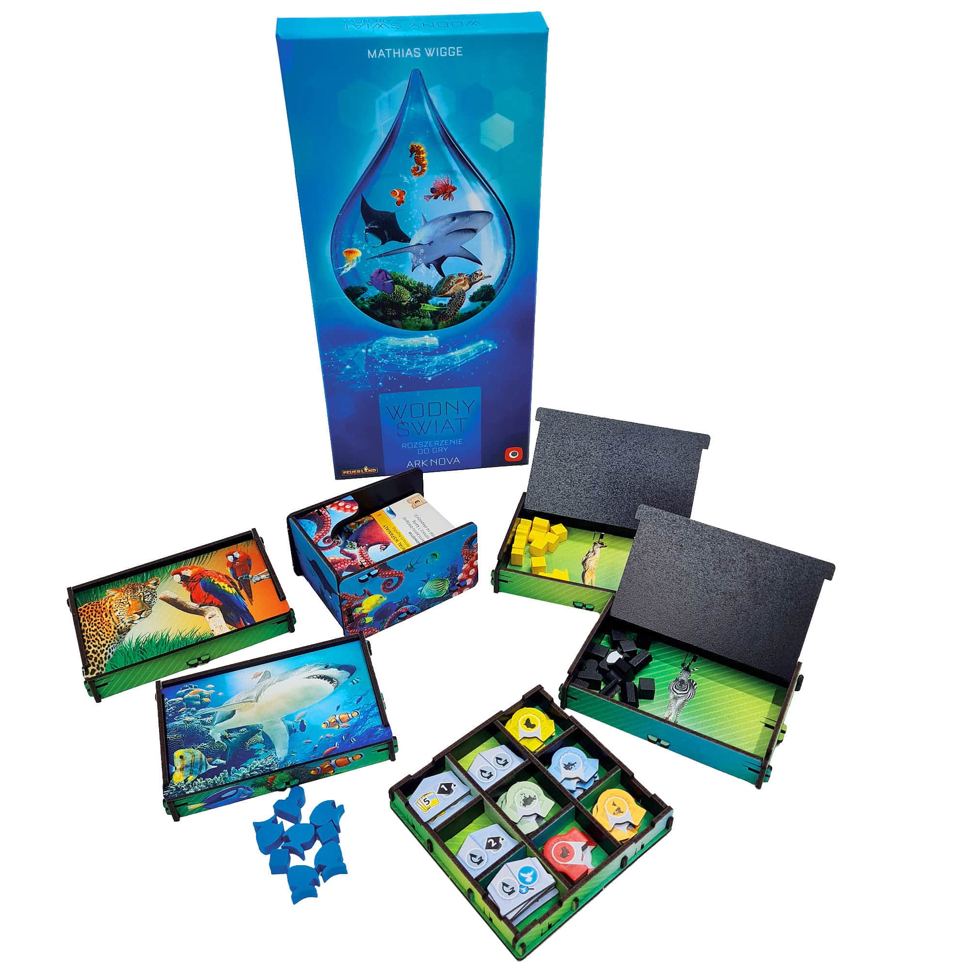 Poland Games Insert: Ark Nova – Marine Worlds UV Print (ERA89347) Obrázek