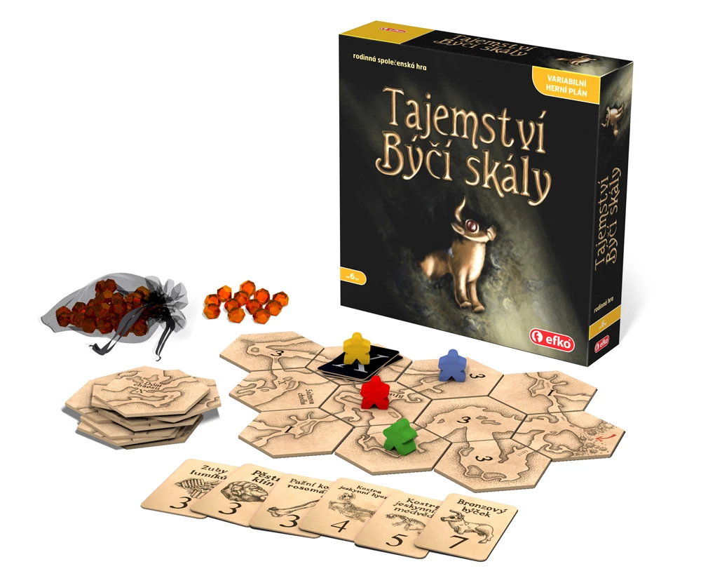 Efko Tajemství Býčí skály - desková rodinná hra Obrázek