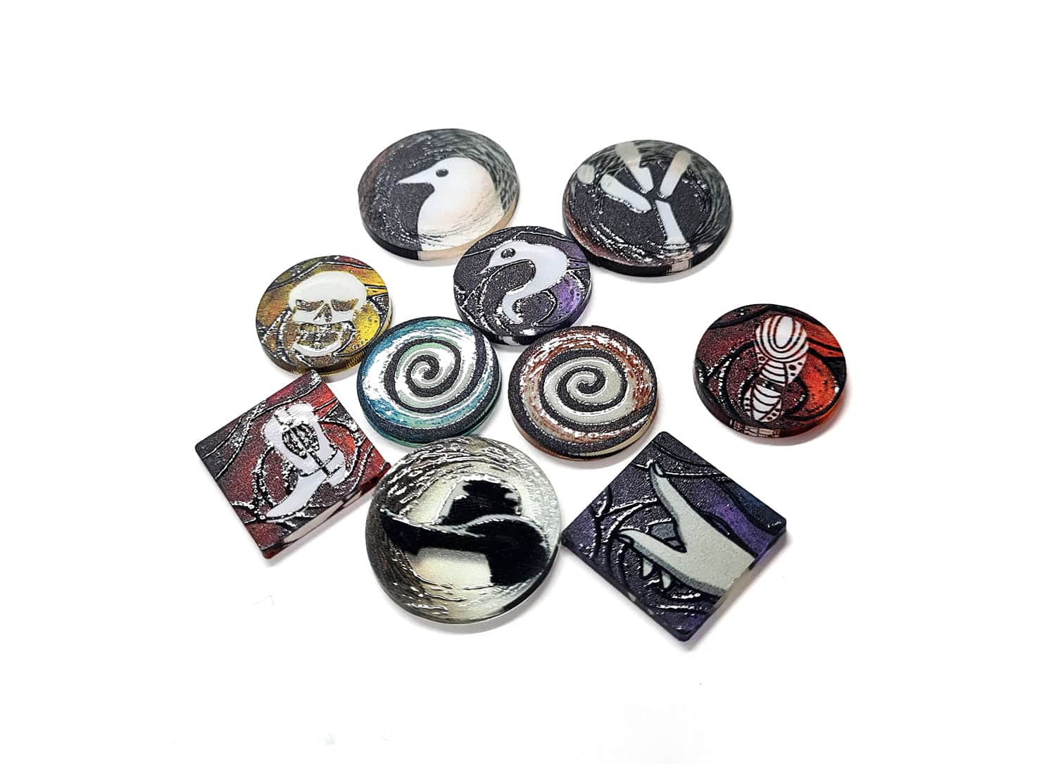 Poland Games Token and Markers: Pagan: Fate of Roanoke Token Set Obrázek