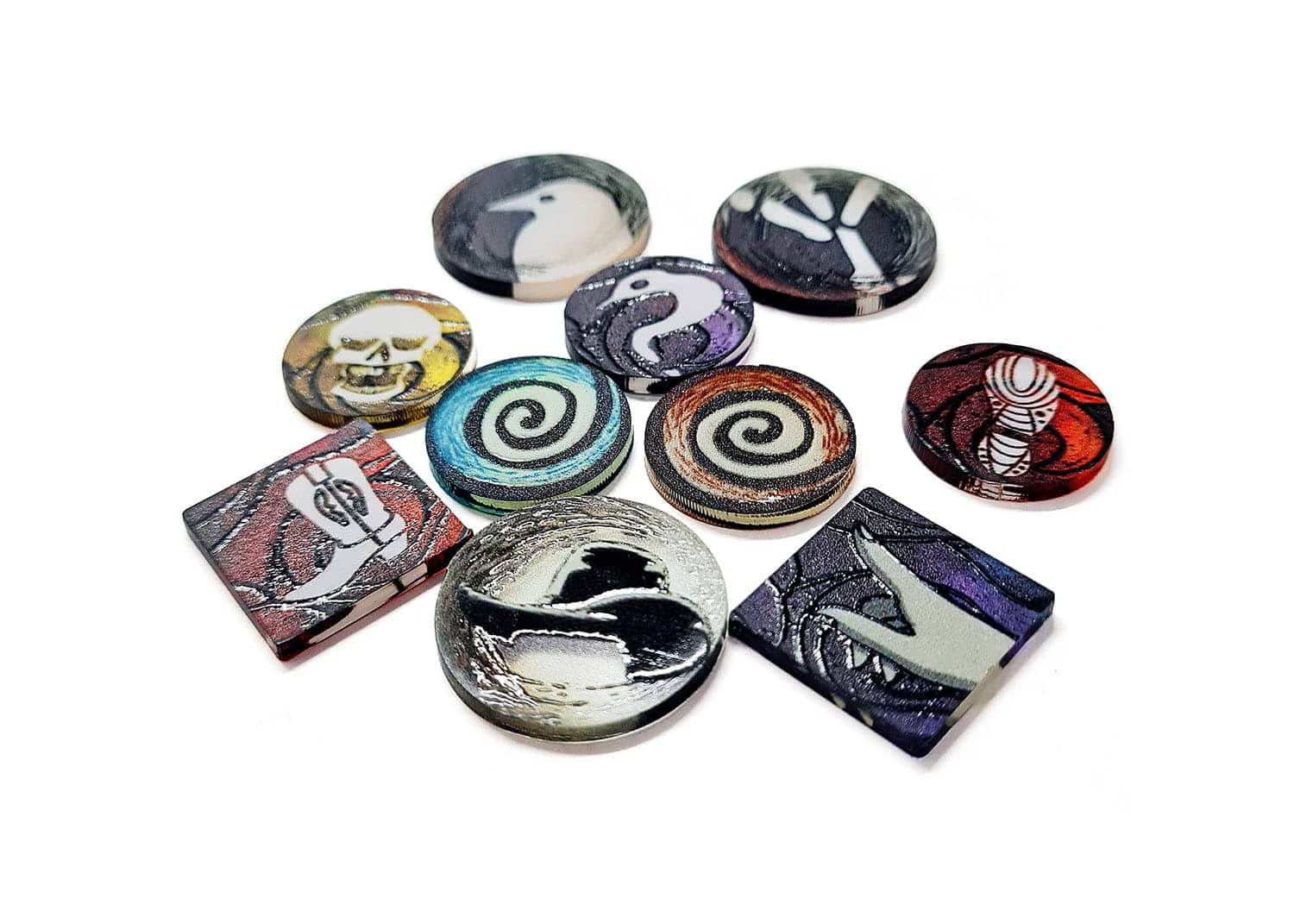 Poland Games Token and Markers: Pagan: Fate of Roanoke Token Set Obrázek