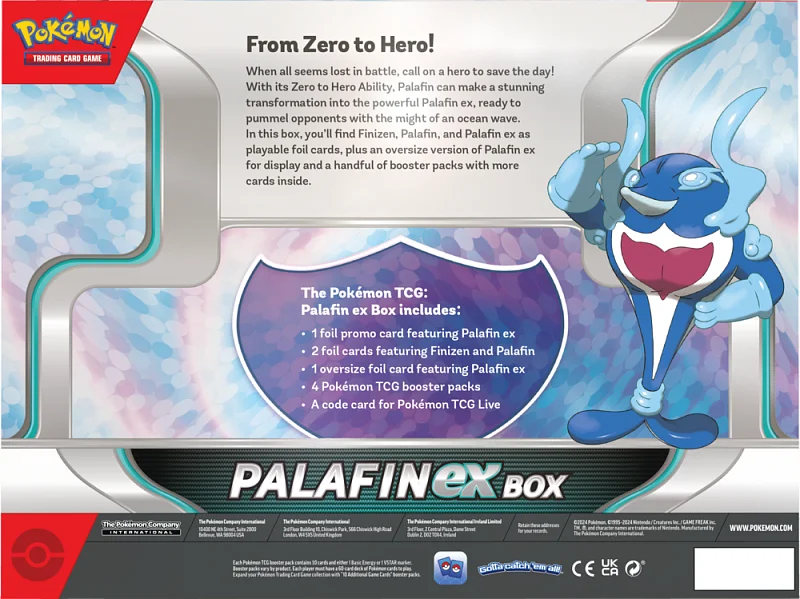 Nintendo Pokémon TCG: Palafin ex Box Obrázek