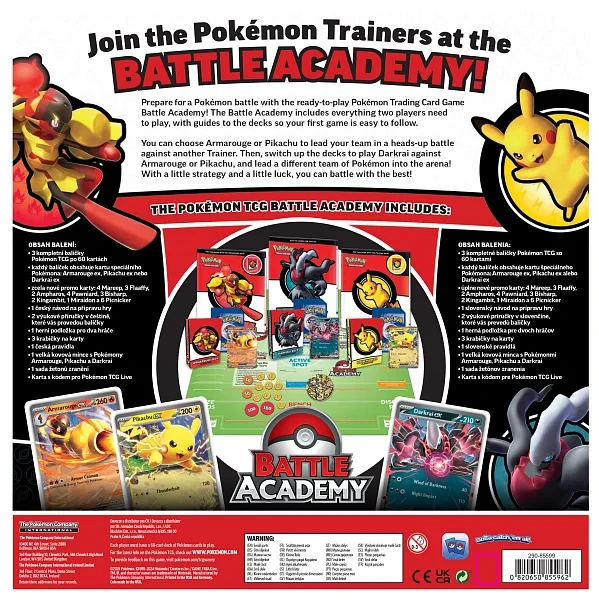 Nintendo Pokémon TCG: Battle Academy 2024 CZ/SK Obrázek