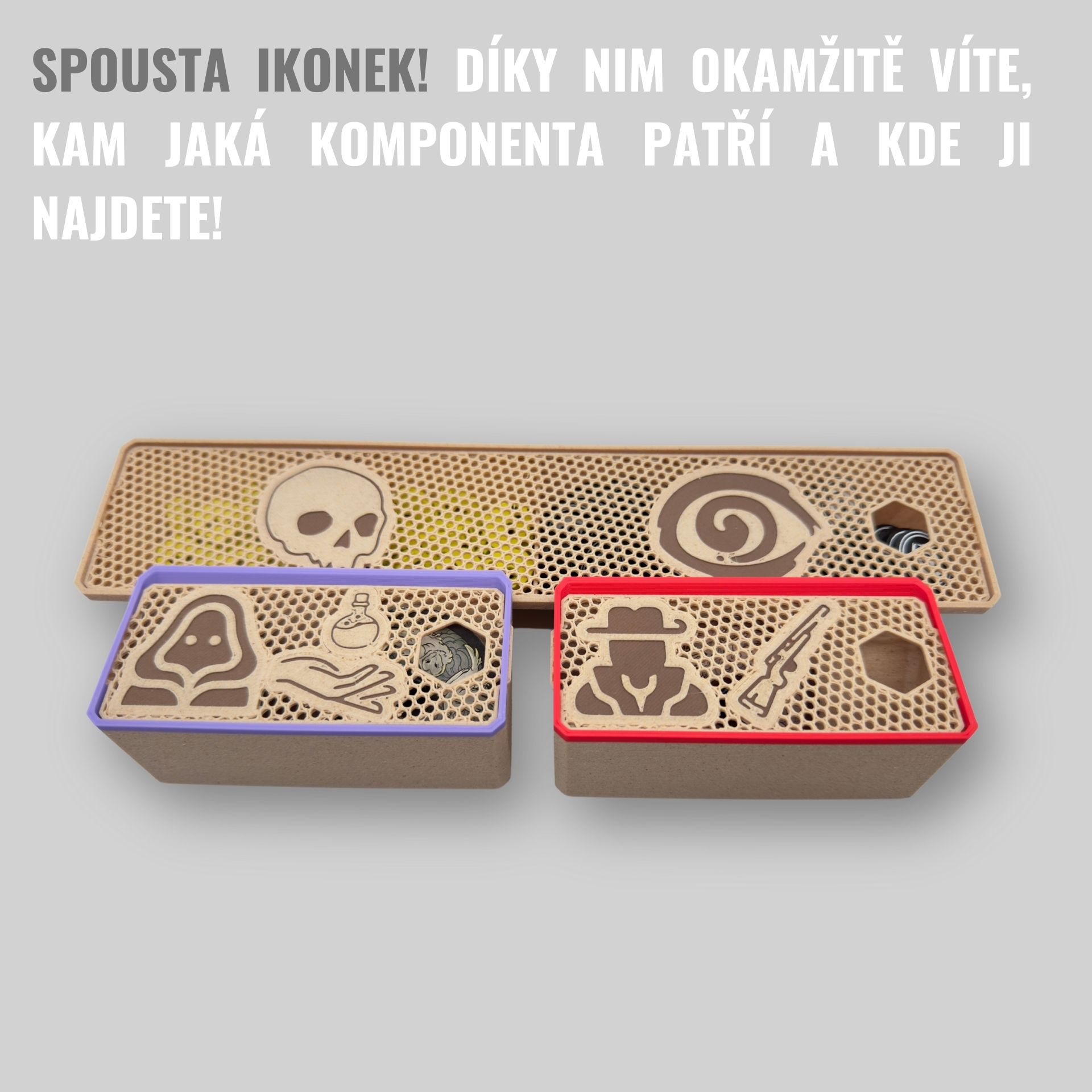 Junta Kacíř: Zkáza Roanoke - INSERT do hry (79277) Barva: Deluxe dřevo Obrázek