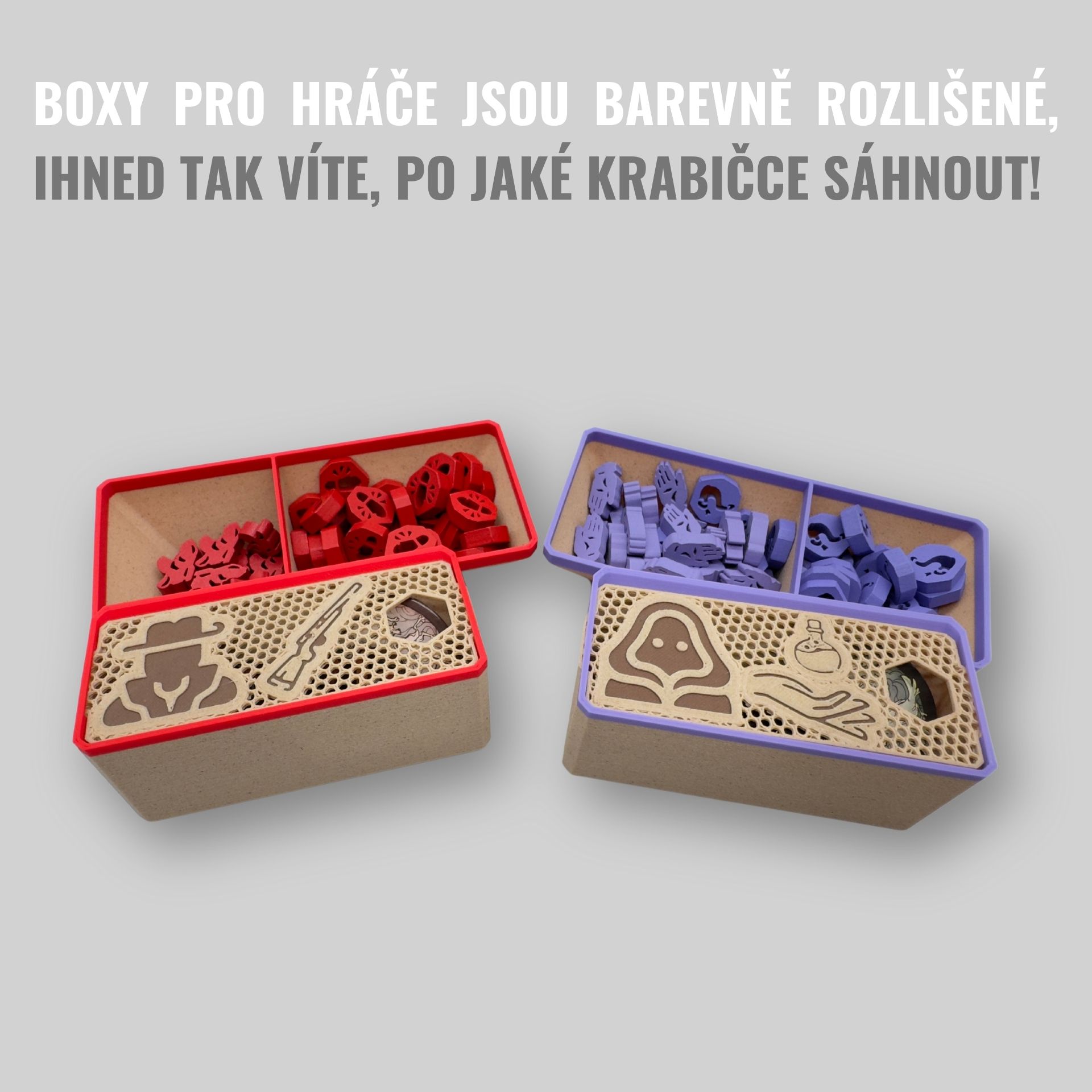 Junta Kacíř: Zkáza Roanoke - INSERT do hry (79277) Barva: Deluxe dřevo Obrázek