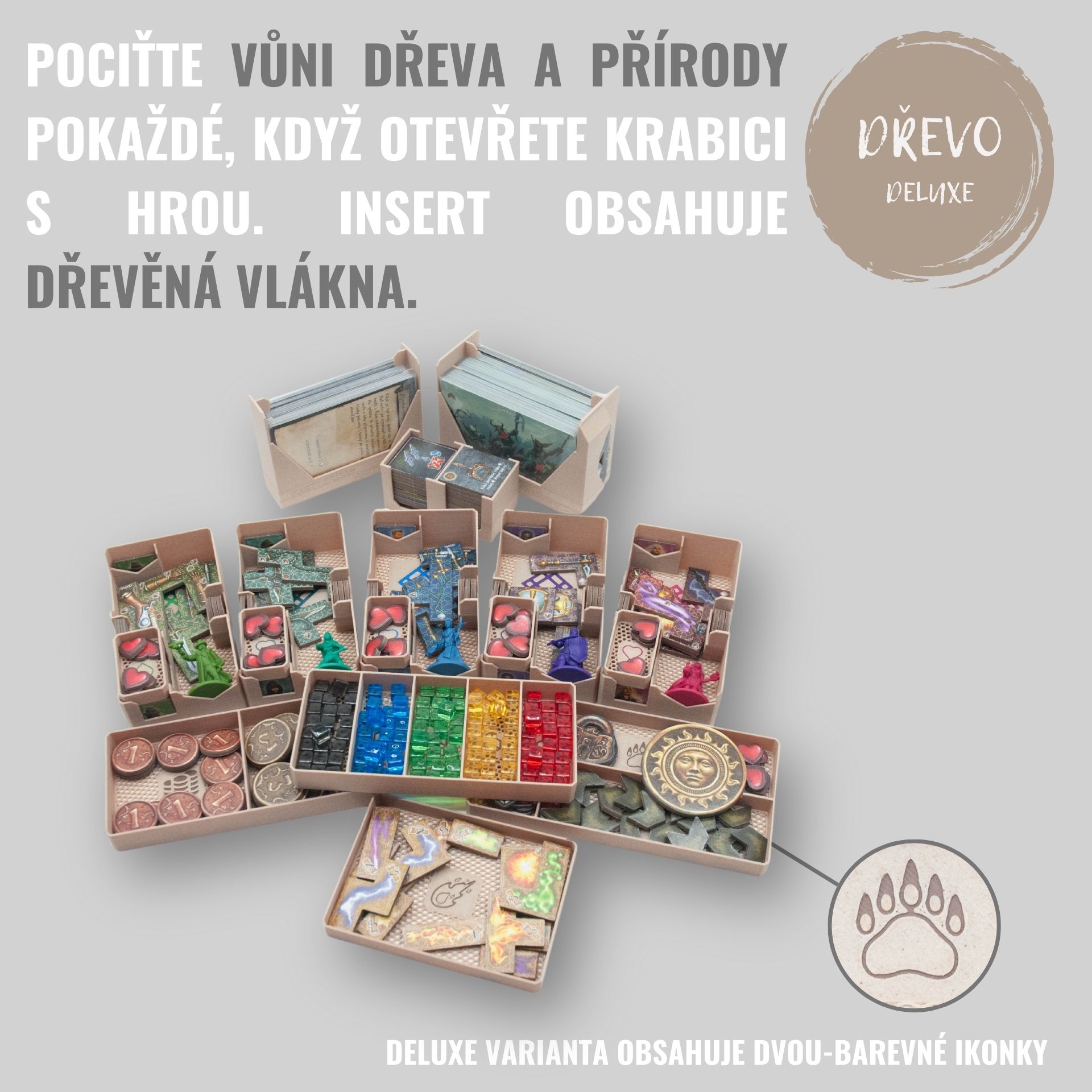 Junta Amulet - INSERT do hry (79289) Barva: Deluxe dřevo