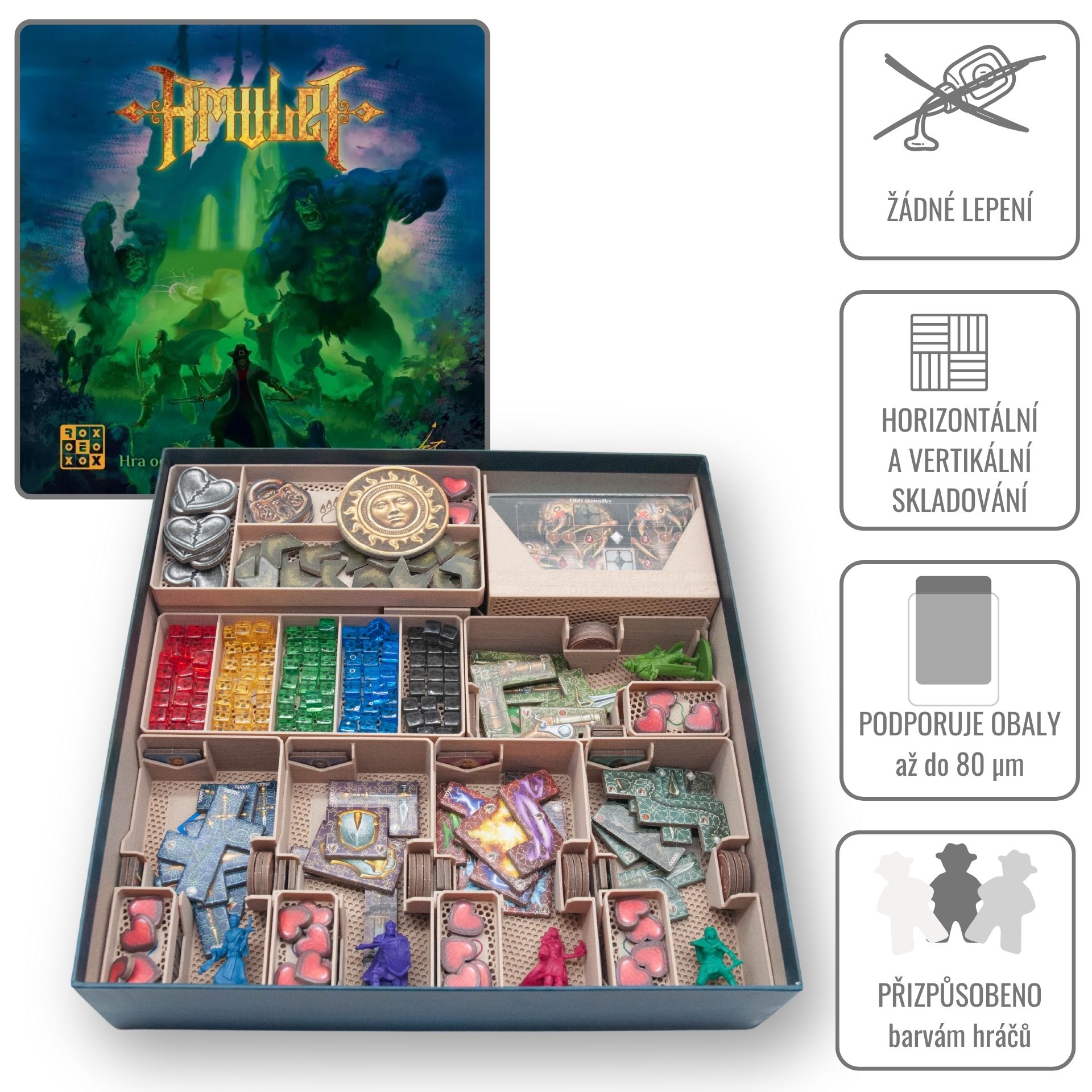 Junta Amulet - INSERT do hry (79289) Barva: Černá Obrázek