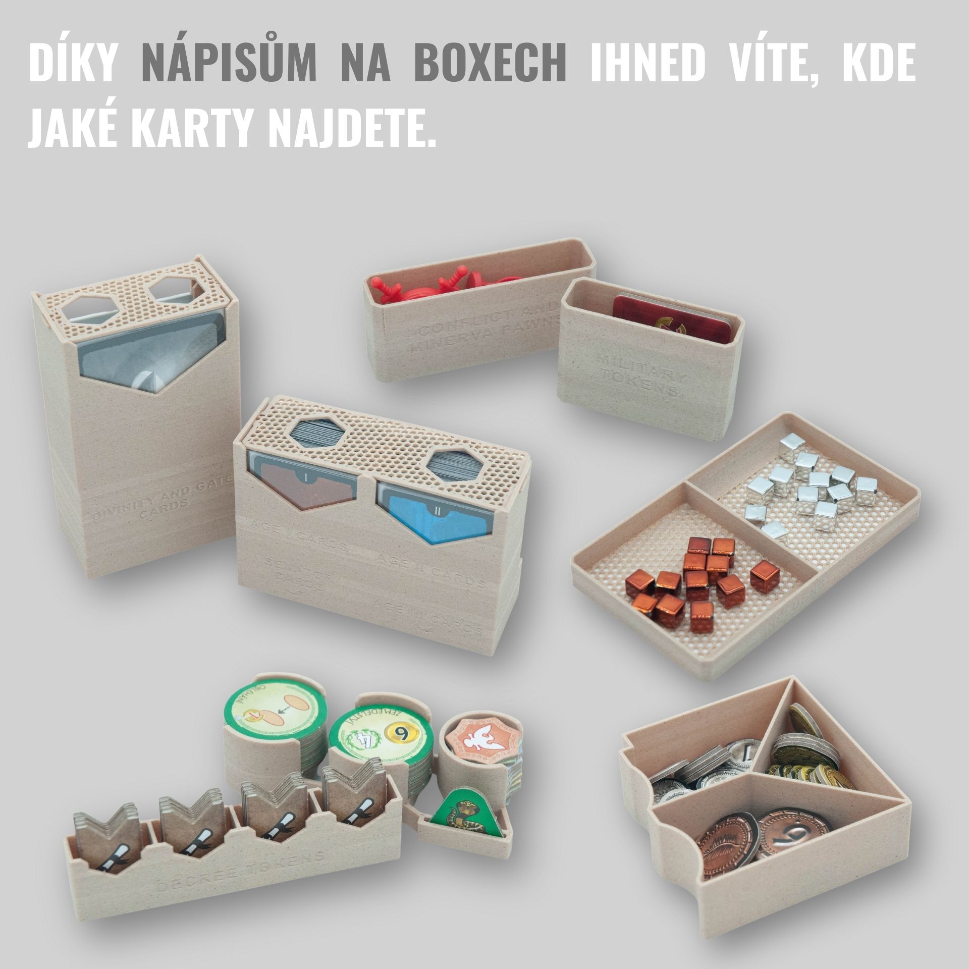 Junta 7 Divů světa: Duel - INSERT do hry (79292) Barva: Deluxe dřevo Obrázek