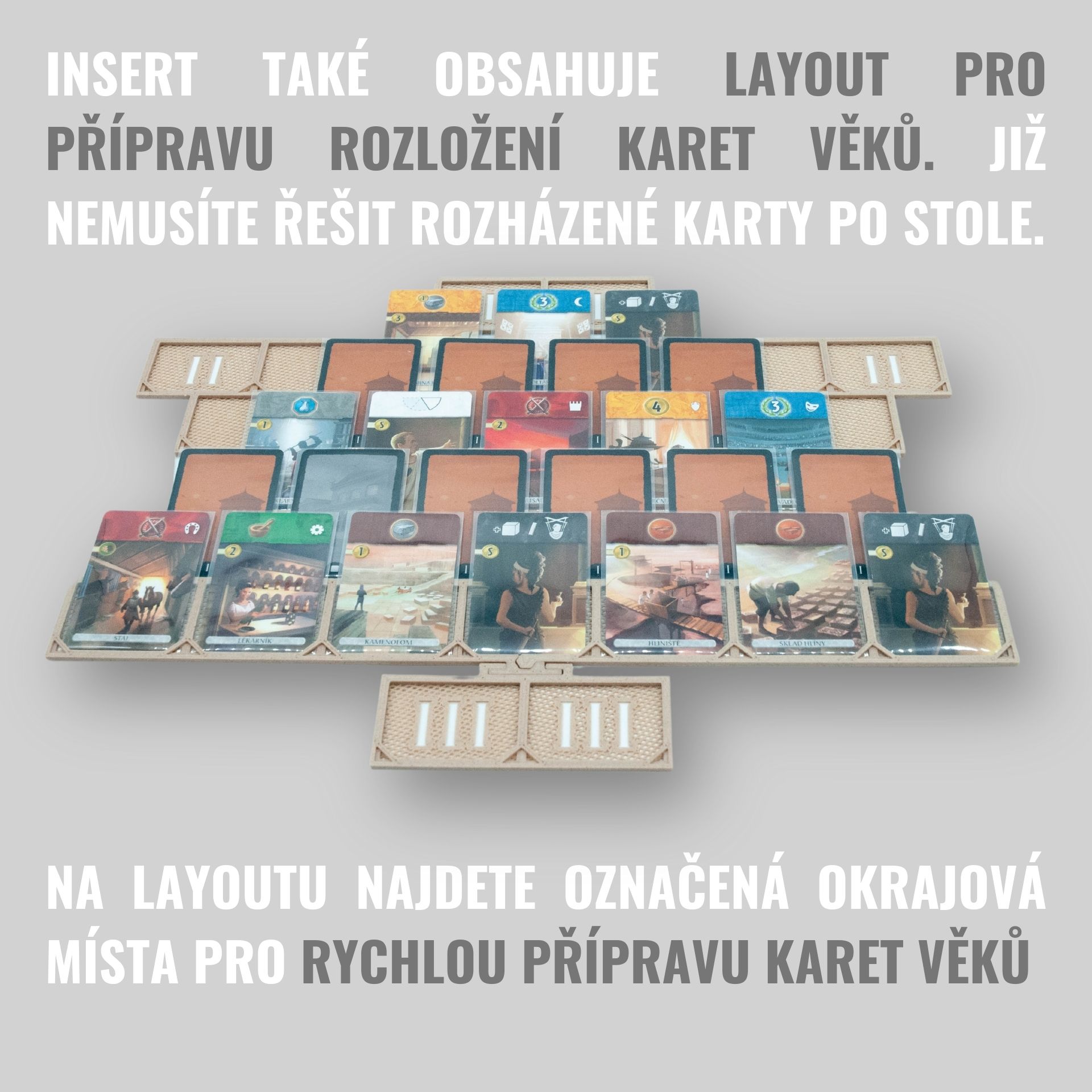 Junta 7 Divů světa: Duel - INSERT do hry (79292) Barva: Deluxe dřevo Obrázek