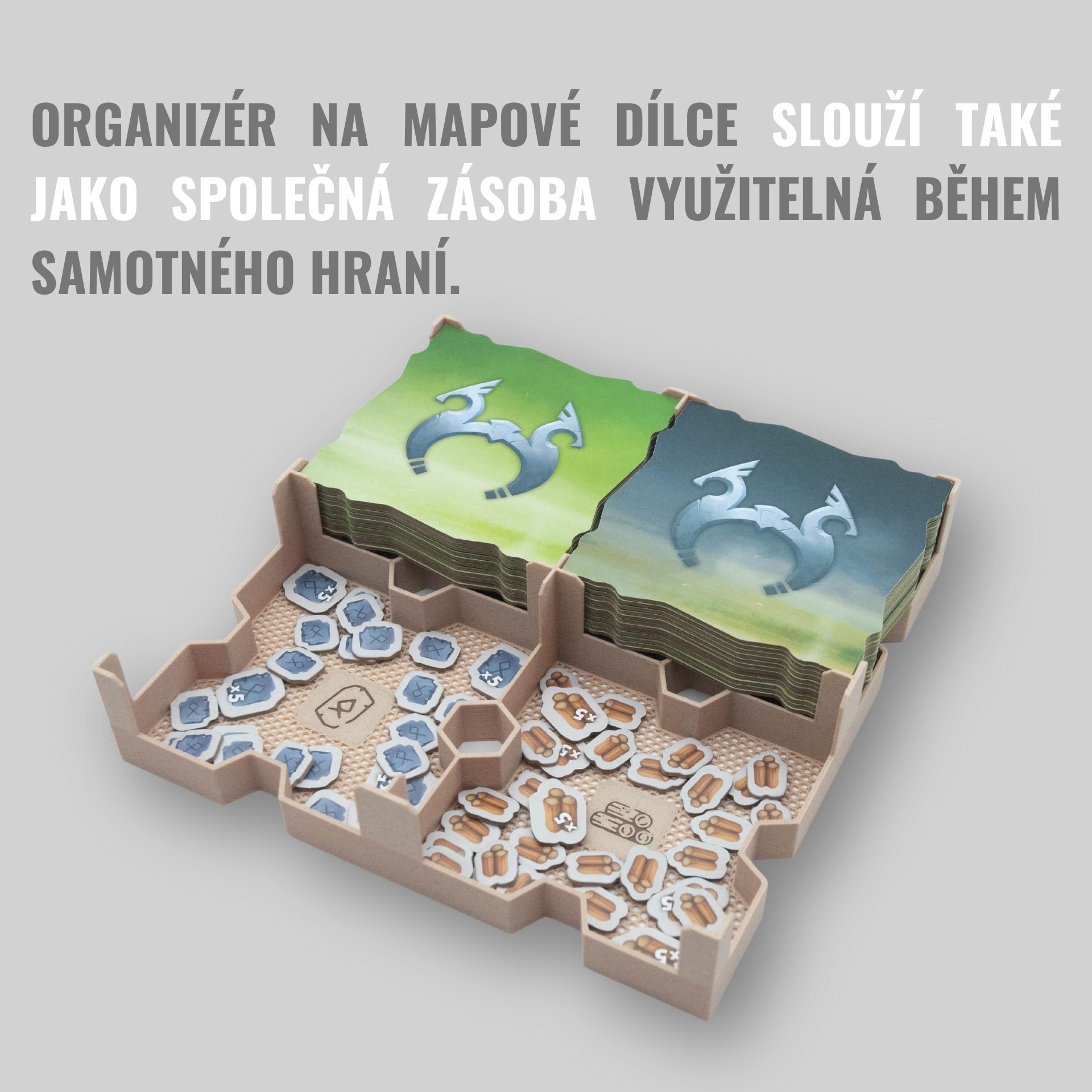 Junta Northgard: Země nepoznané - INSERT do hry (79301) Barva: Deluxe dřevo Obrázek