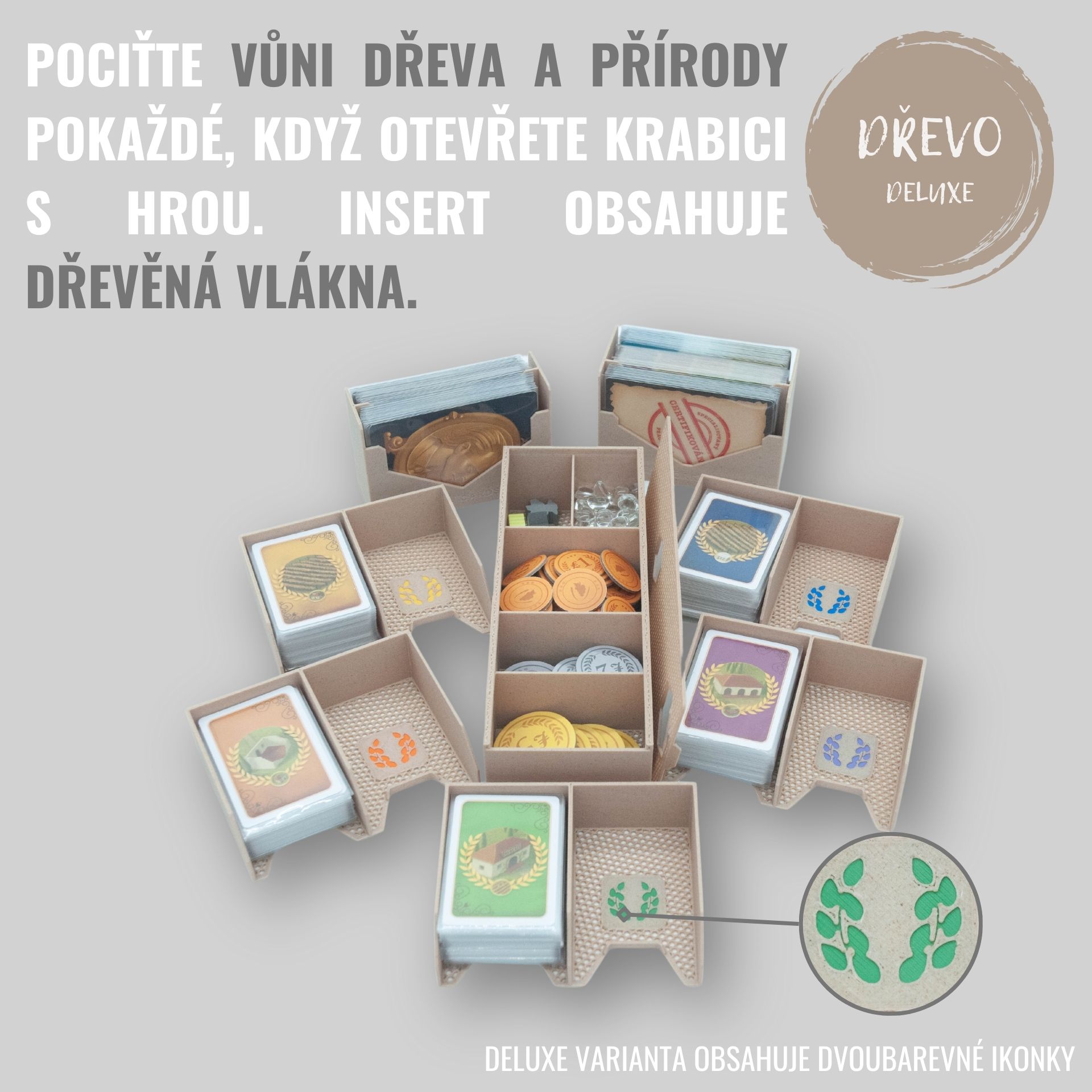 Junta Vinohrad - INSERT do hry (79307) Barva: Deluxe dřevo