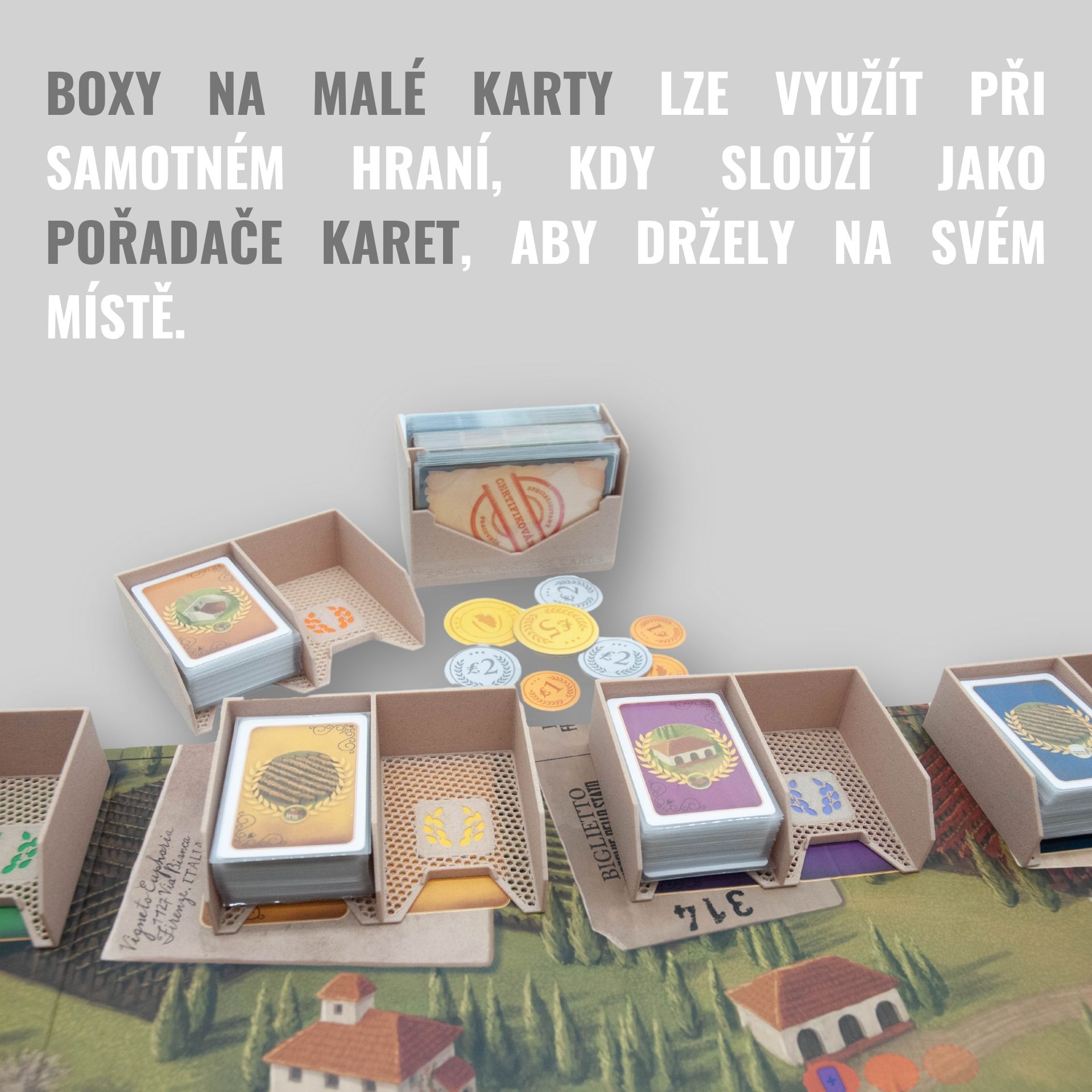 Junta Vinohrad - INSERT do hry (79307) Barva: Deluxe dřevo Obrázek