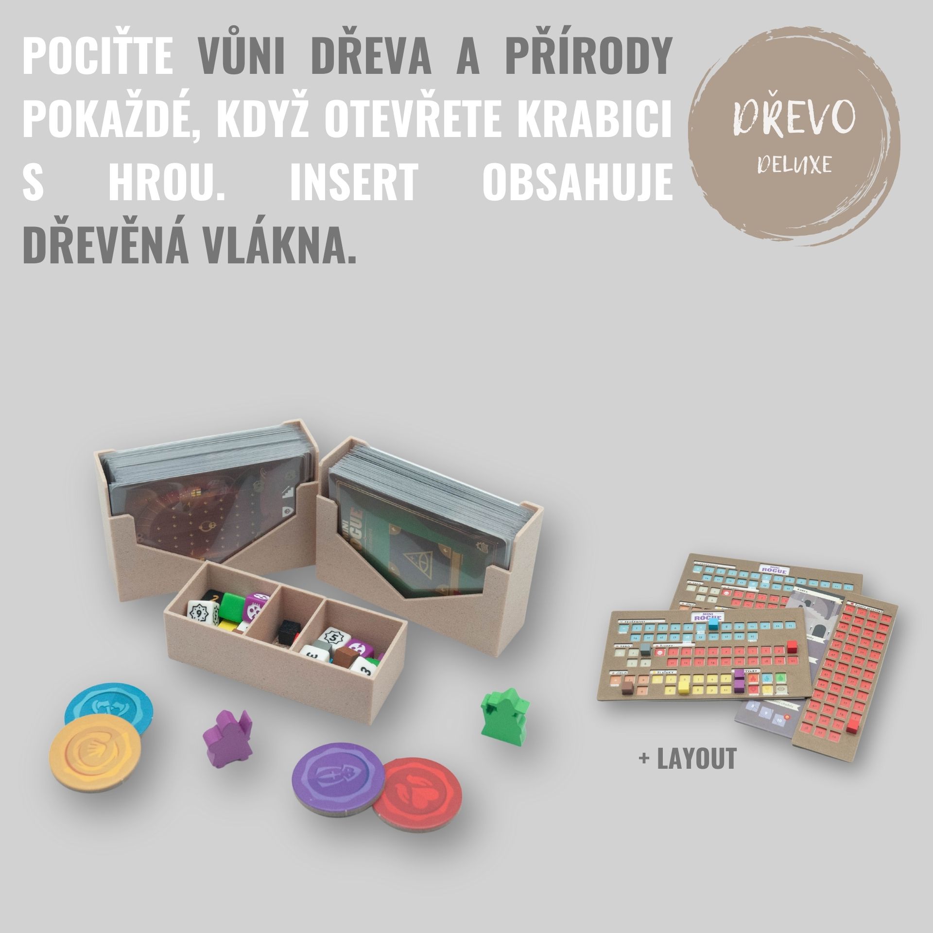 Junta Mini Rogue - INSERT do hry (79373) Barva: Černá Obrázek