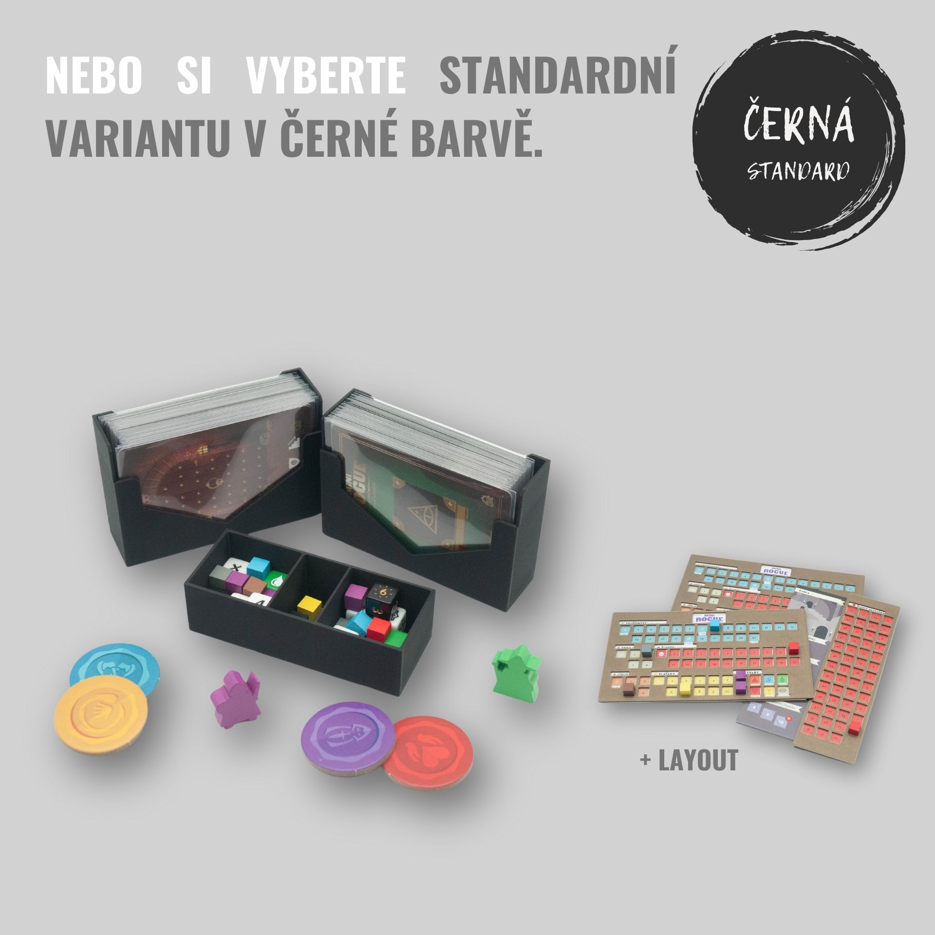 Junta Mini Rogue - INSERT do hry (79373) Barva: Černá