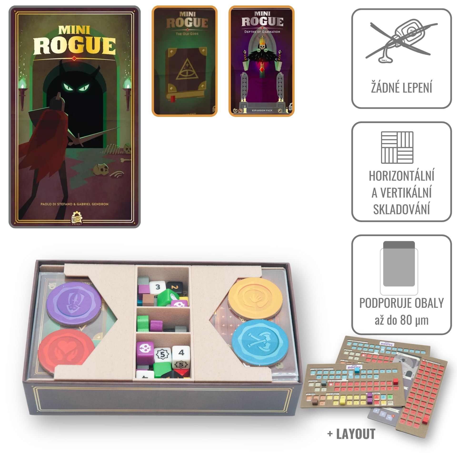 Junta Mini Rogue - INSERT do hry (79373) Barva: Černá Obrázek