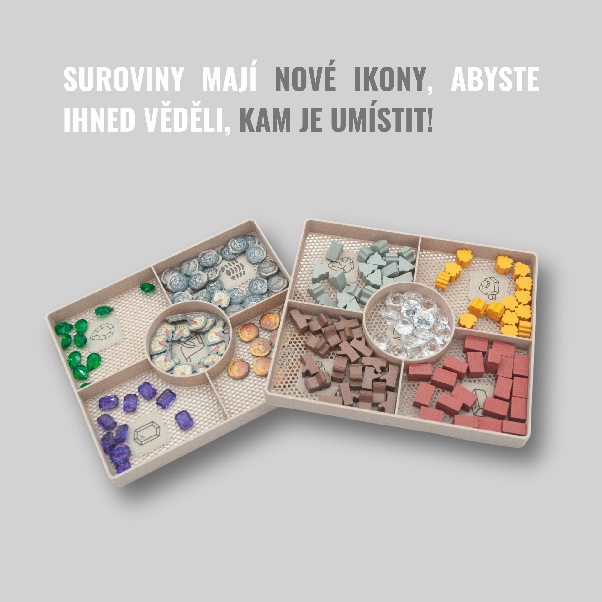 Junta Katedrála - INSERT do hry (79382) Barva: Deluxe dřevo Obrázek