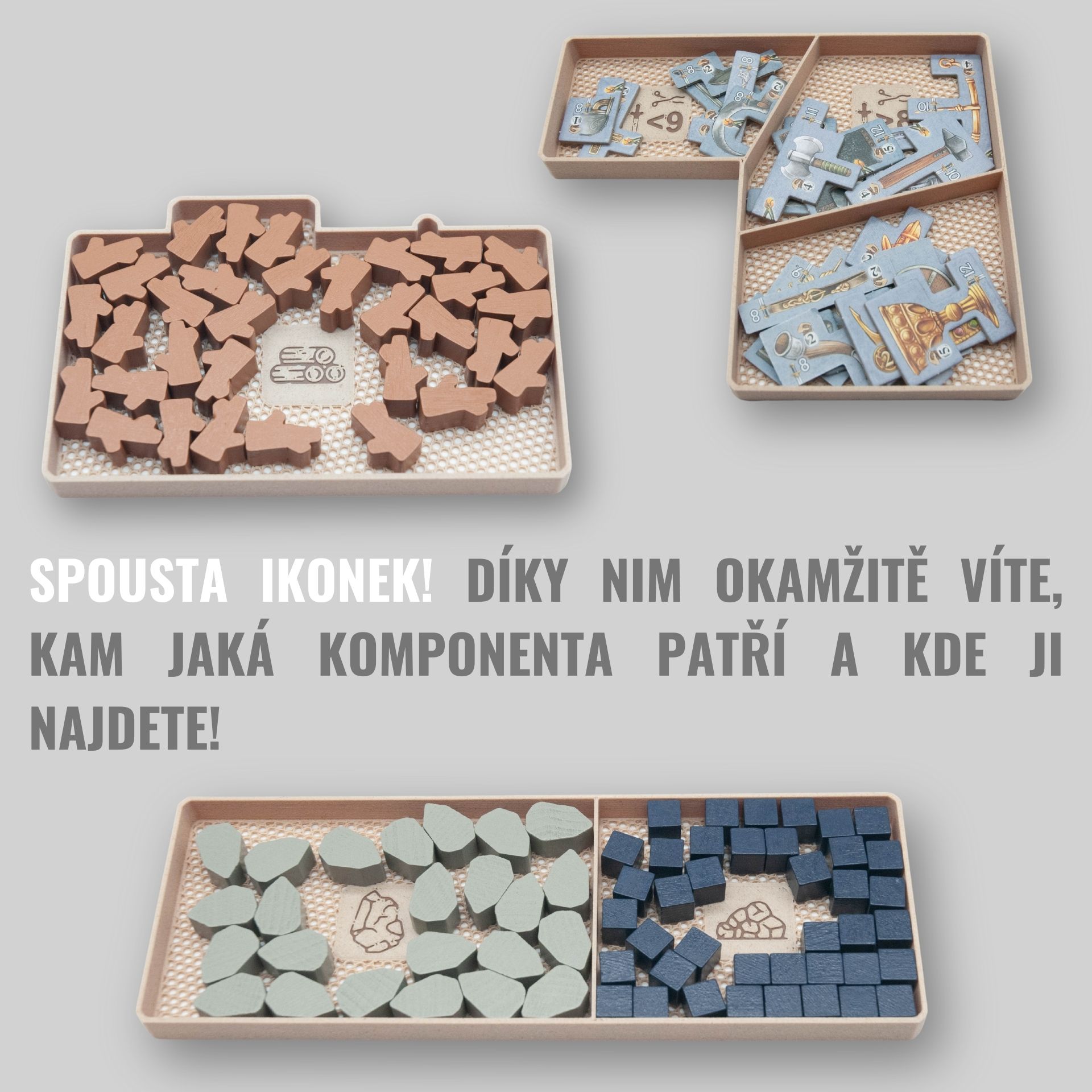 Junta Hostina pro Ódina - INSERT do hry (79403) Barva: Deluxe dřevo Obrázek