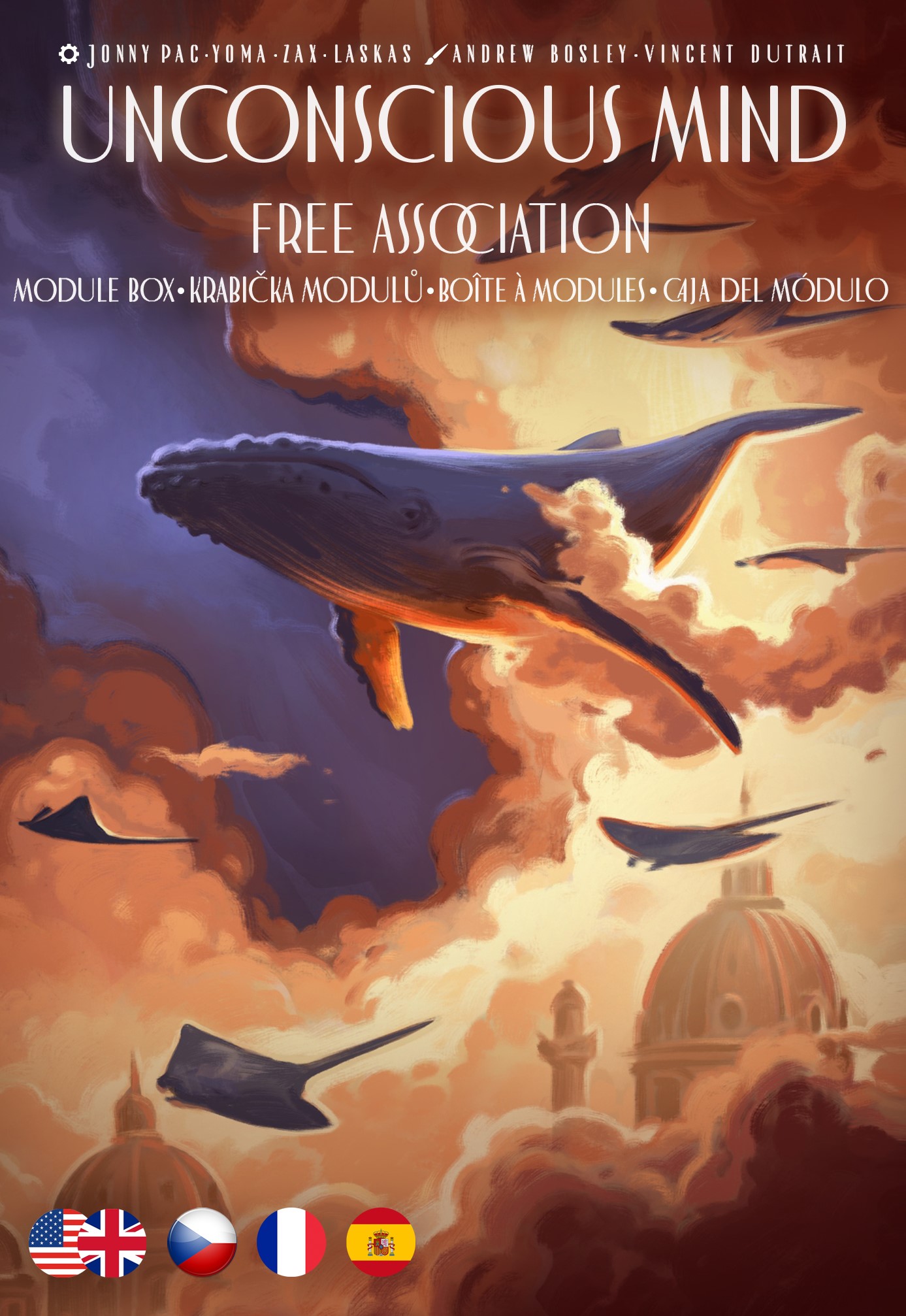 TLAMA games Cesta do nevědomí: Volné asociace krabička modulů Obrázek