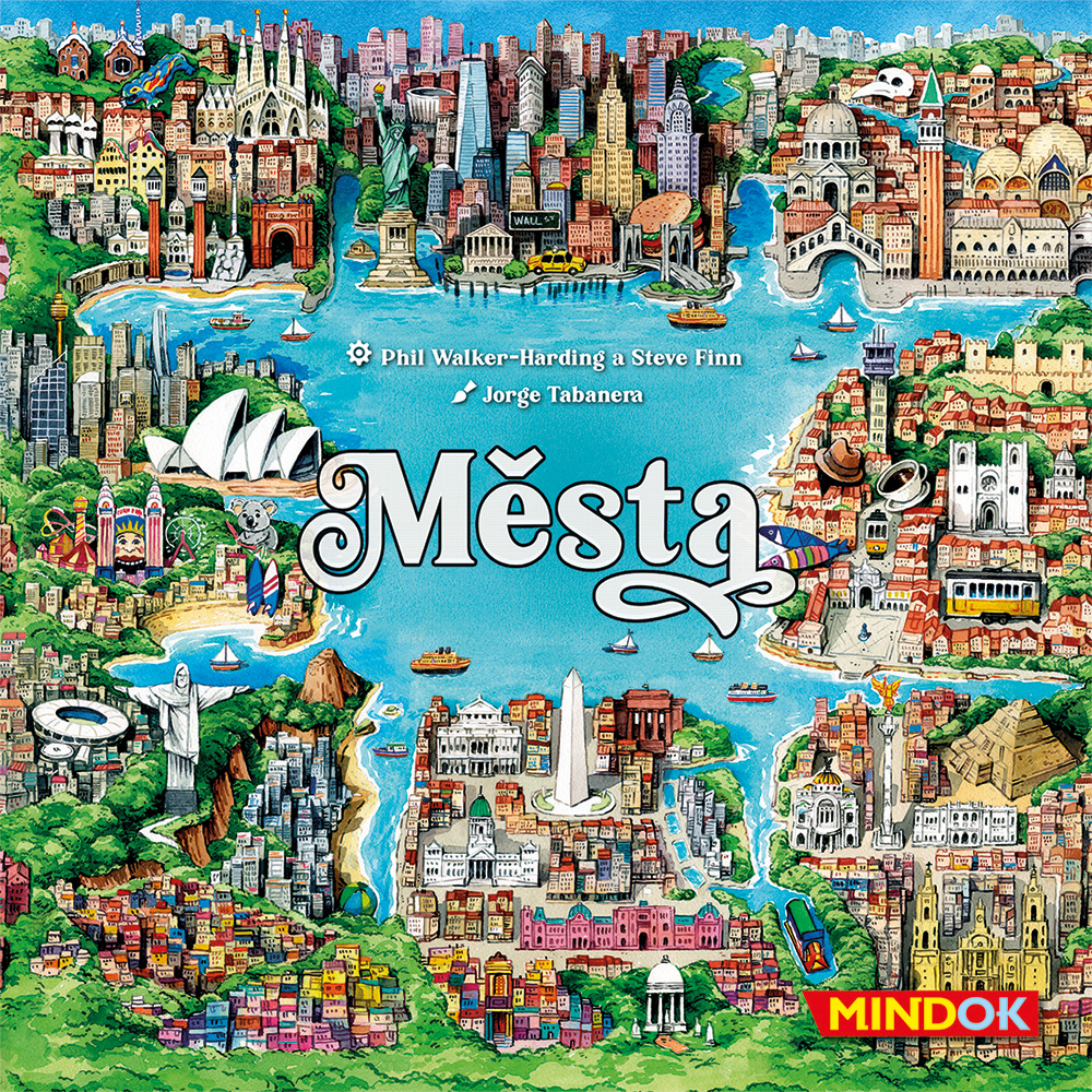 Mindok Města + promo desky Praha/Brno Obrázek