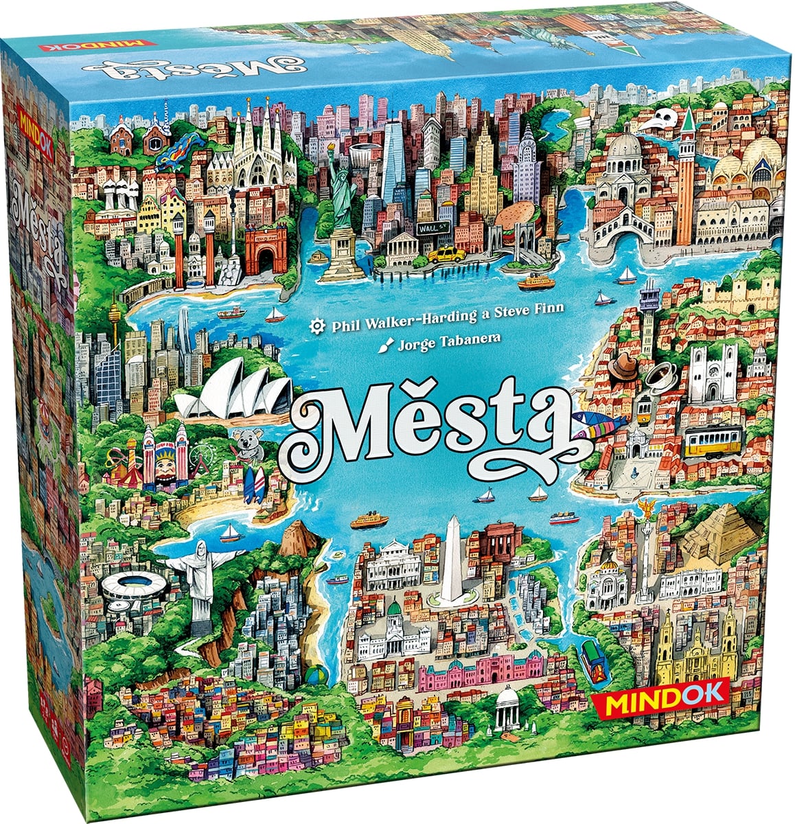 Mindok Města + promo desky Praha/Brno (Cities)