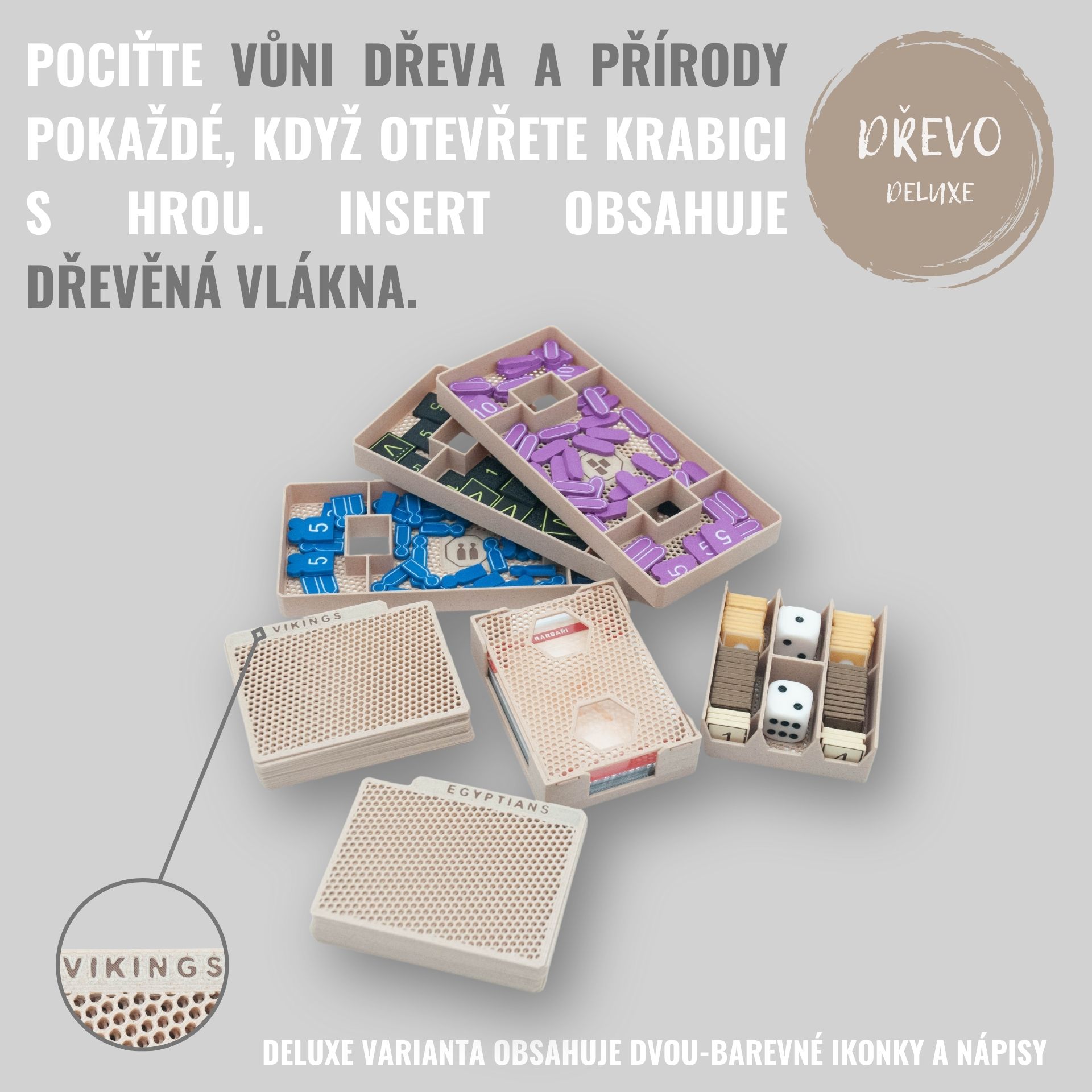 Imperium: Dějiny & Legendy - insert do deskové hry Barva: Deluxe dřevo Insert do deskové hry - Neobsahuje hru!