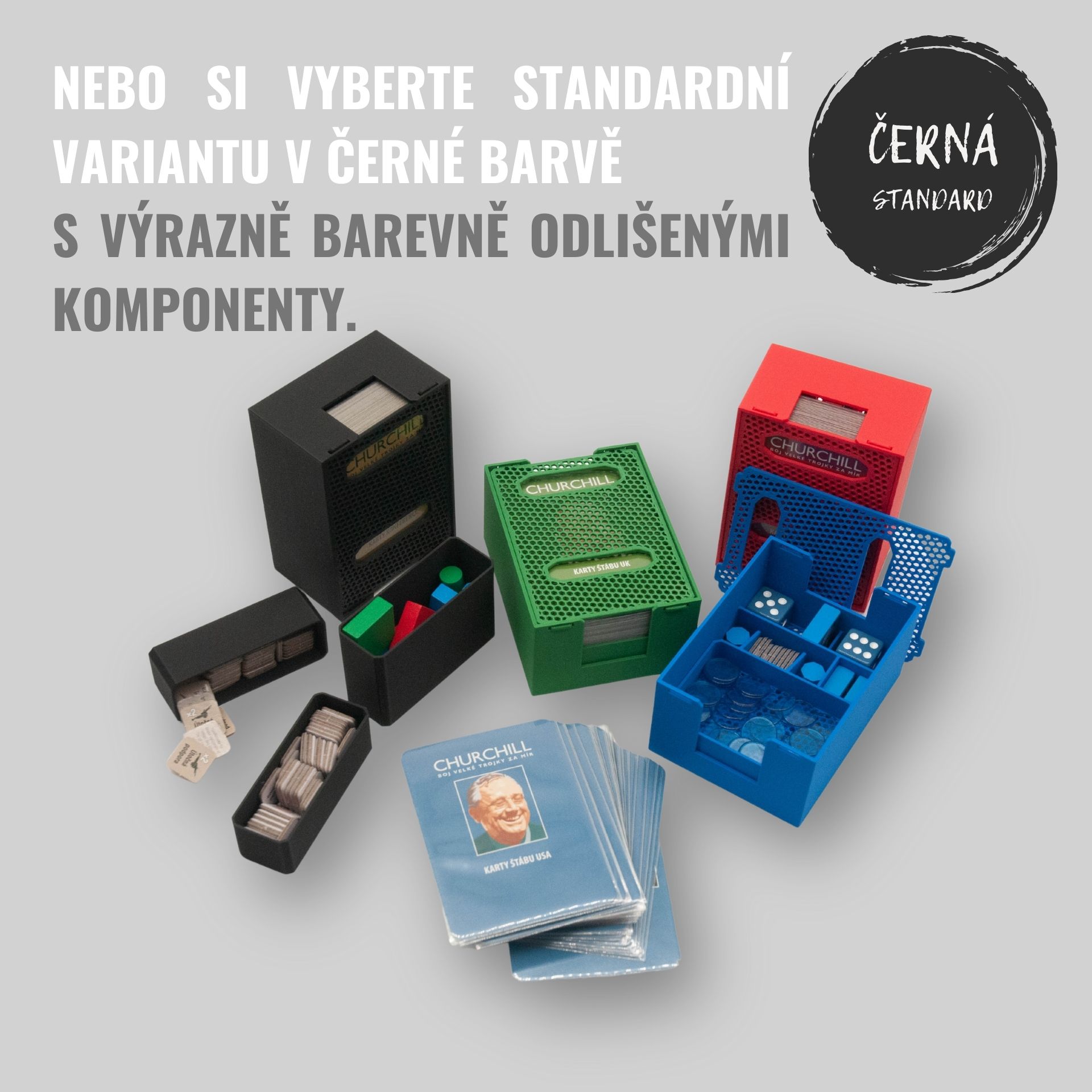 Junta Churchill - insert do deskové hry (79484) Barva: Černá