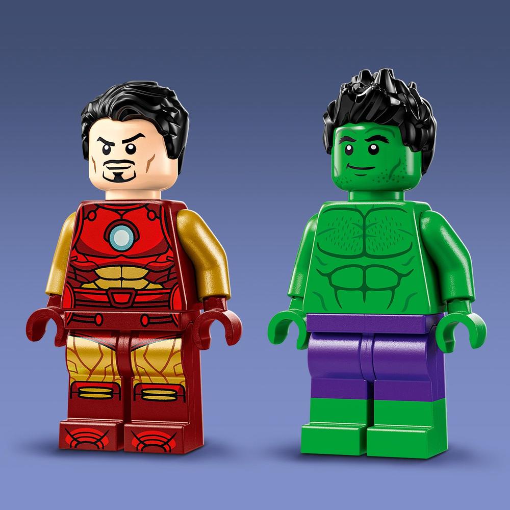 LEGO® Marvel Iron Man s motorkou a Hulk 76287 Obrázek