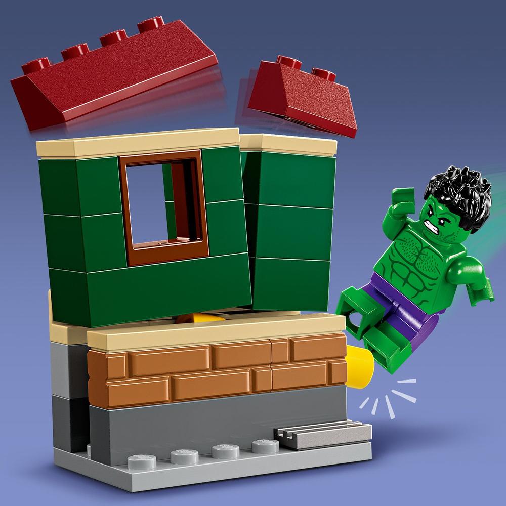 LEGO® Marvel Iron Man s motorkou a Hulk 76287 Obrázek